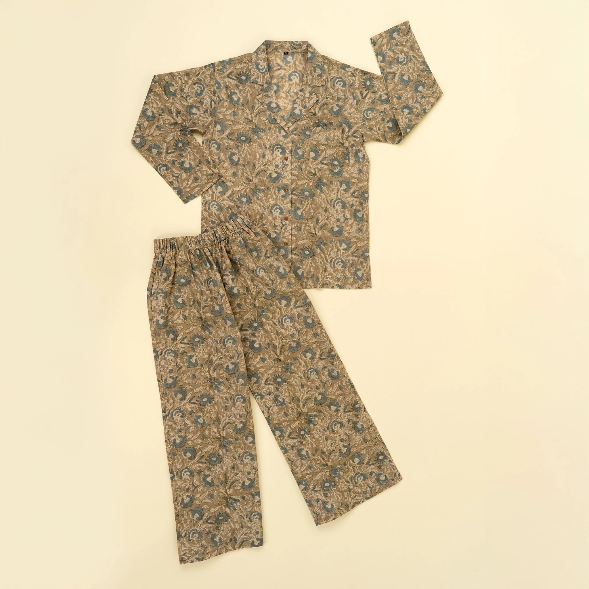 Shalini Block Print Pyjama Set - S/M