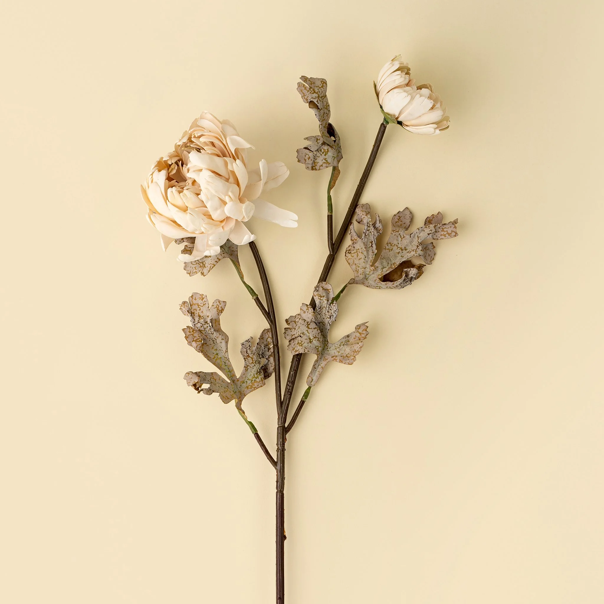 Real Touch Blooming Dahlia Spray, Cream