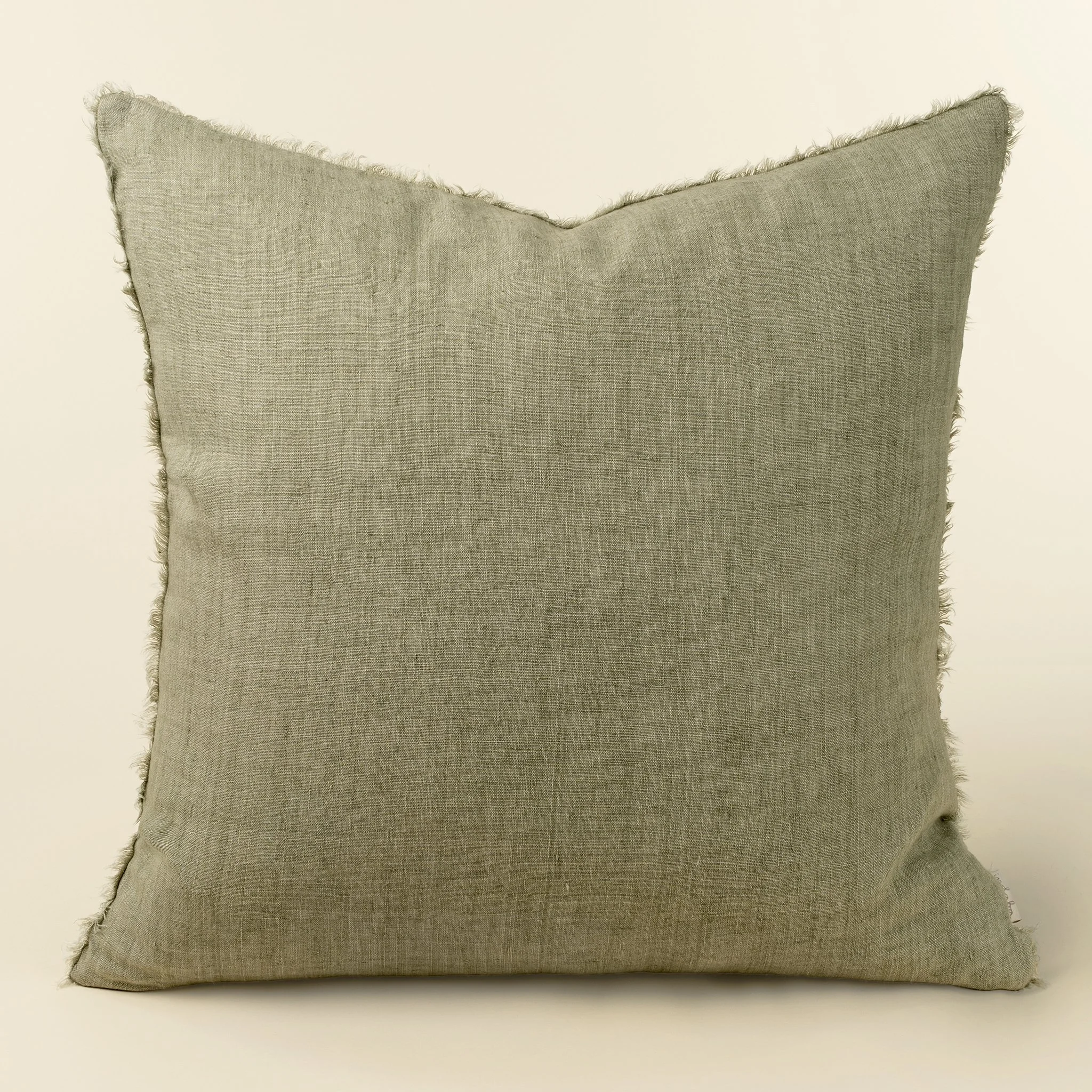 24x24 Lina Linen Pillow Driftwood