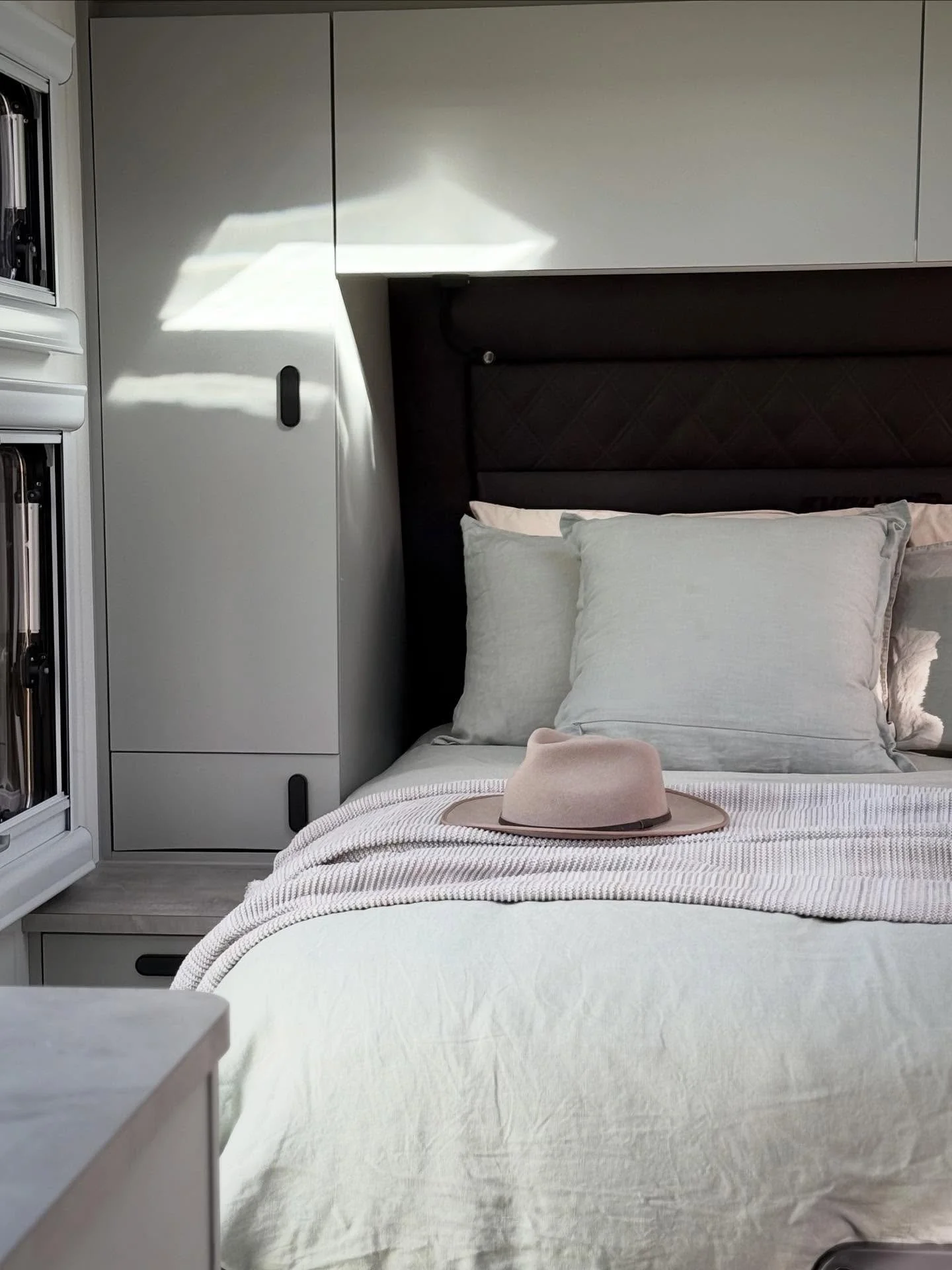 Our family caravan is more than just a home on wheels, it&rsquo;s a retreat designed with luxury in mind. Every detail has been carefully crafted to bring comfort, style, and practicality together, so your adventures feel effortless and unforgettable