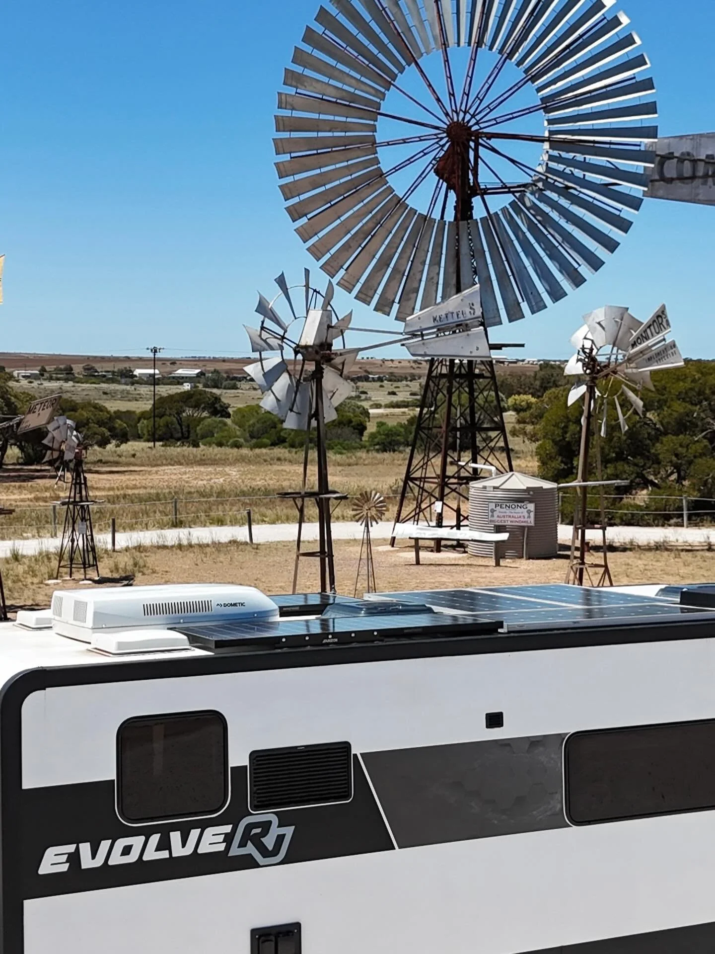 Exploring and seeing windmills! This is Australian #vanlife