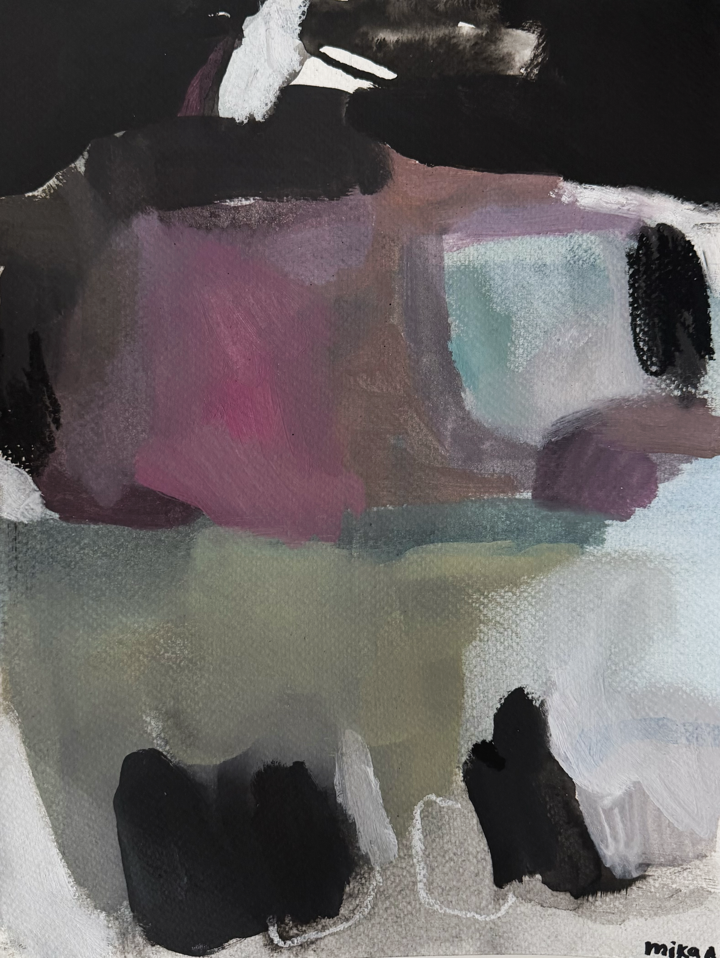 Homme-Montagne - 22,8 x 30,4 cm