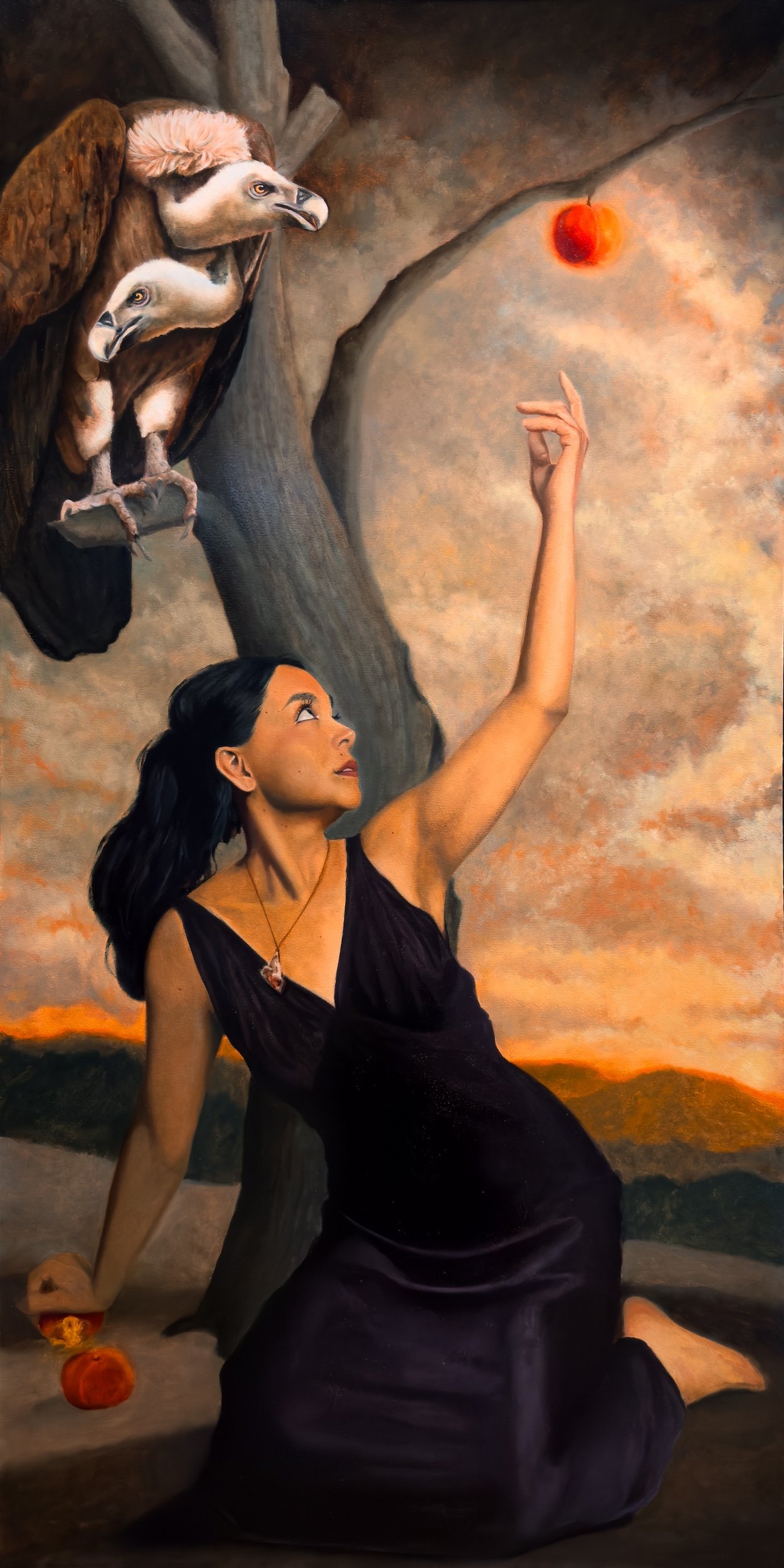 ~ Always Somewhere Else ~
oil on aluminum
48"x24"