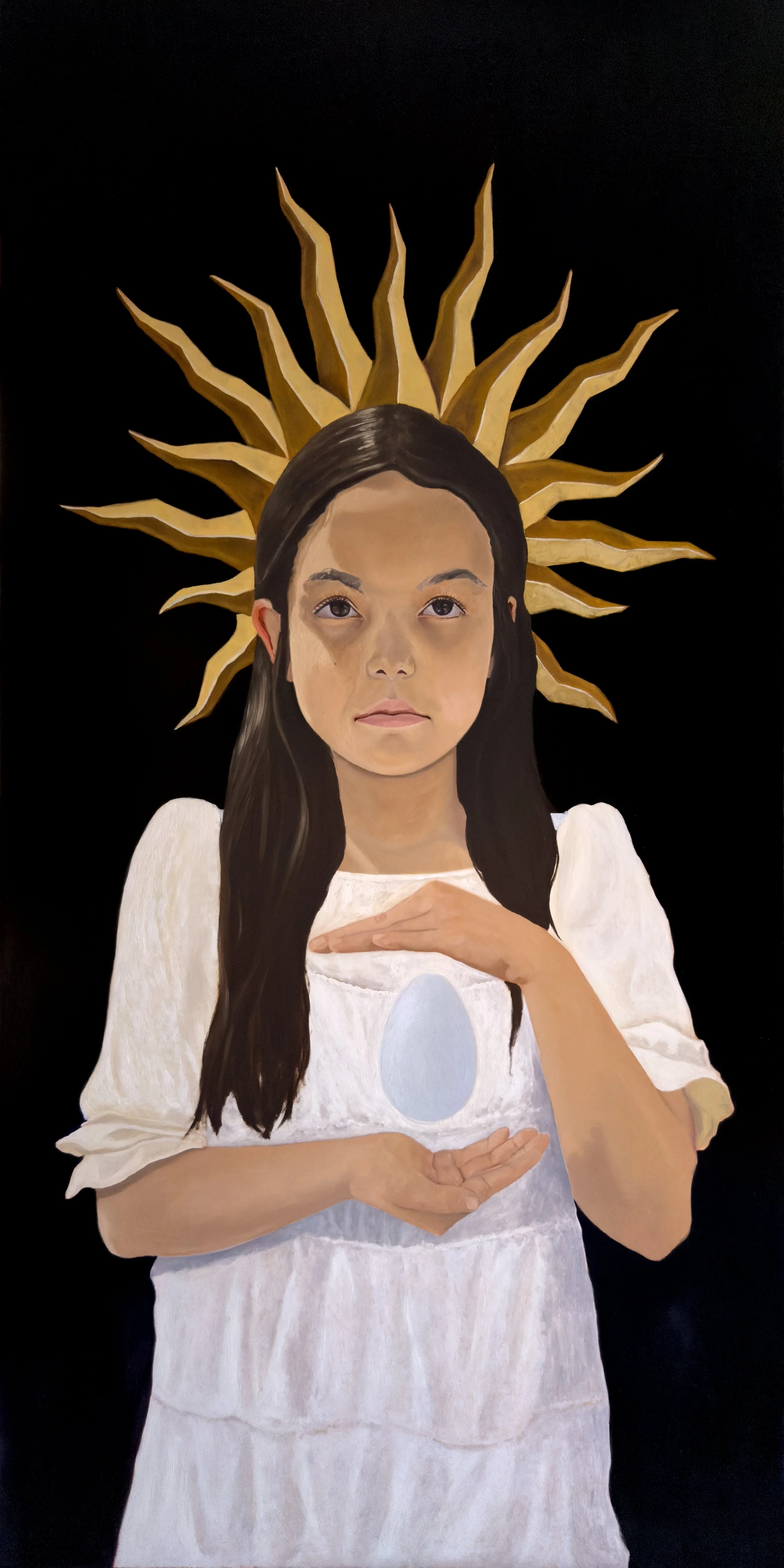 ~ Fear Shapes What Purity Cannot Hold ~
oil on aluminum
48"x24"