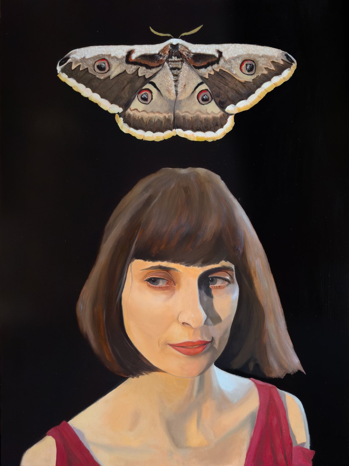 ~ Wolves Sleep At Her Bare Feet ~
oil on aluminum
24"x18"