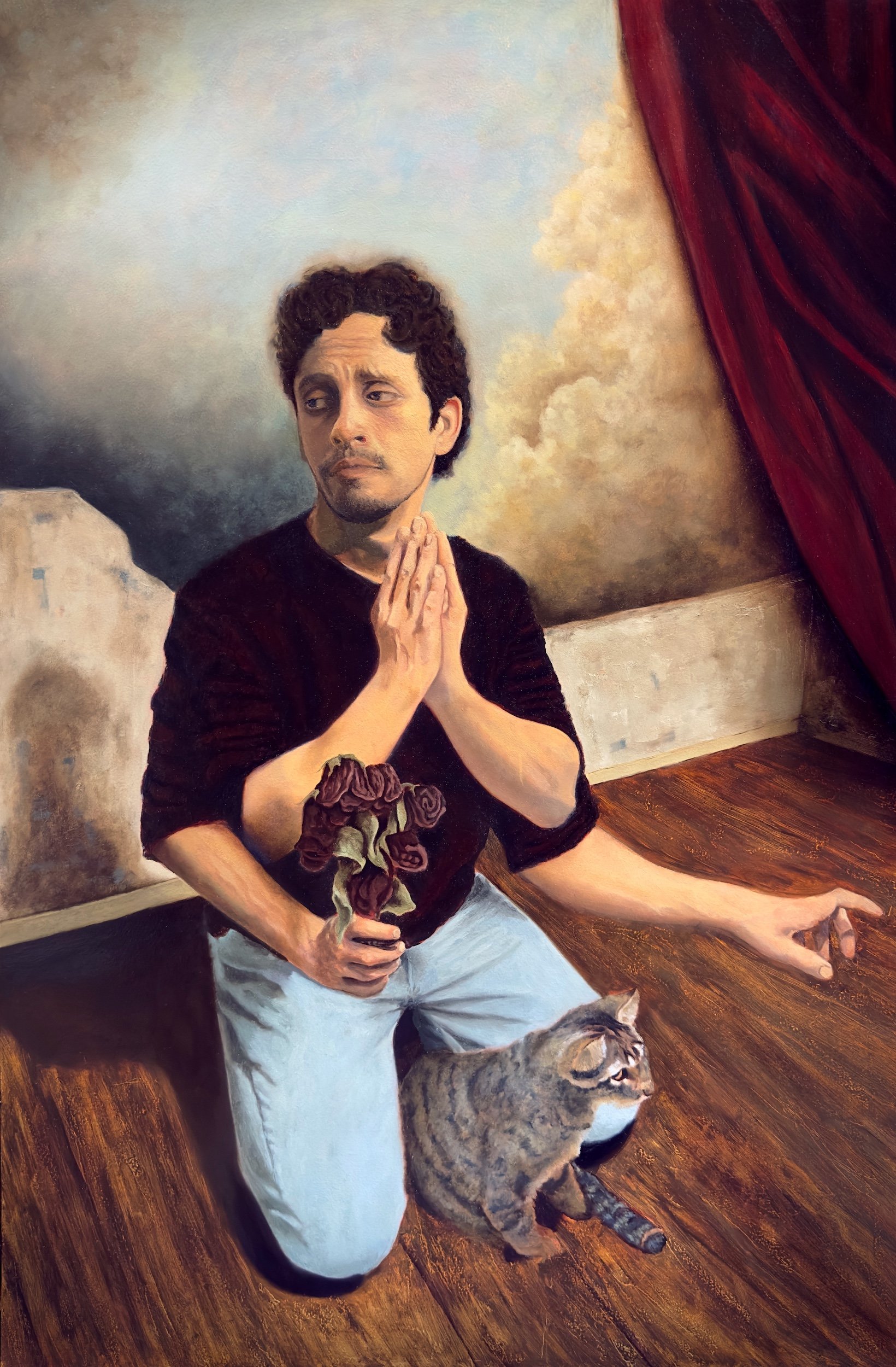 ~ The Costume of Devotion ~
oil on aluminum
36"x24"