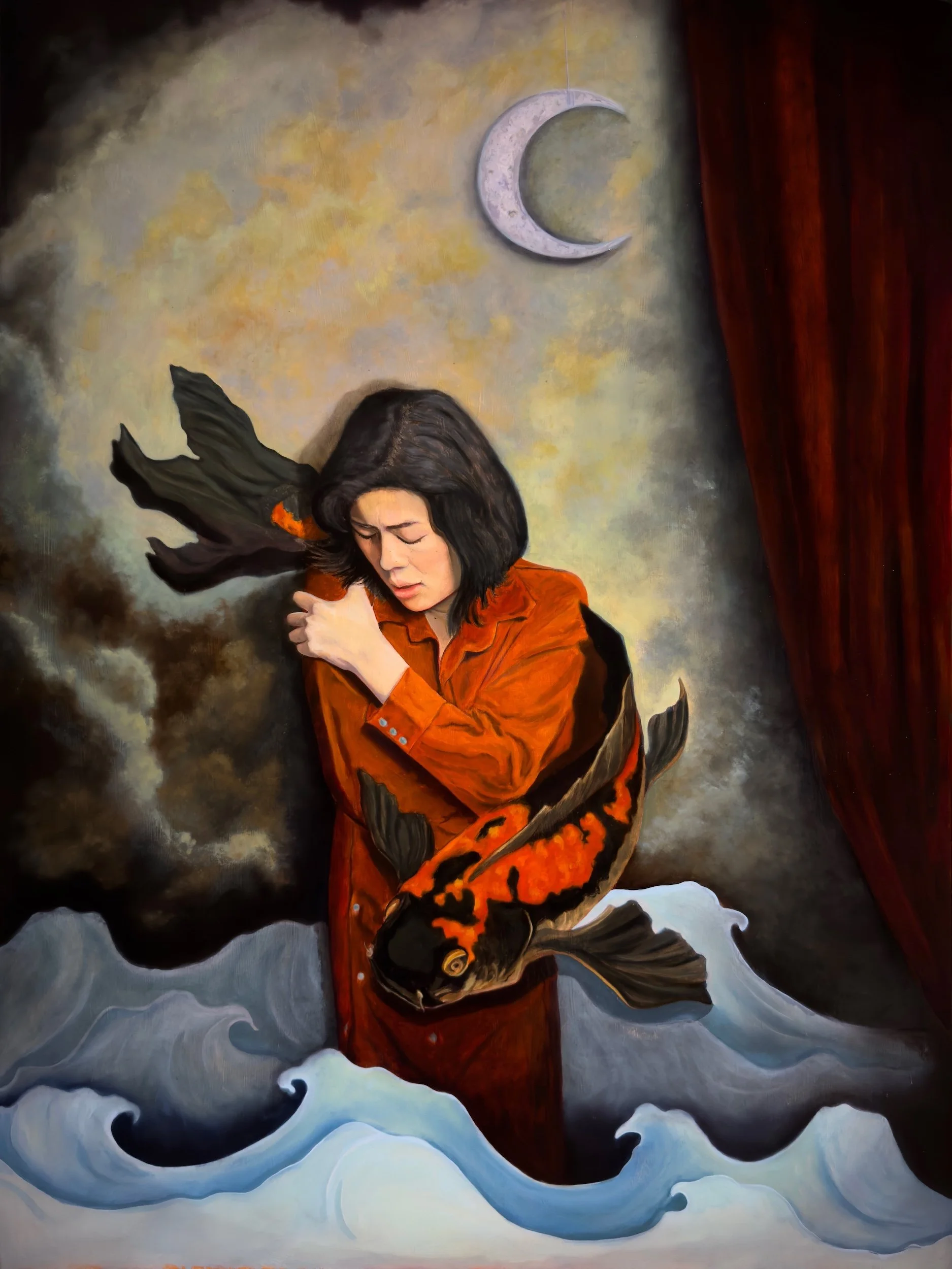 ~ The Shape of Enough ~
oil on aluminum
40"x30"