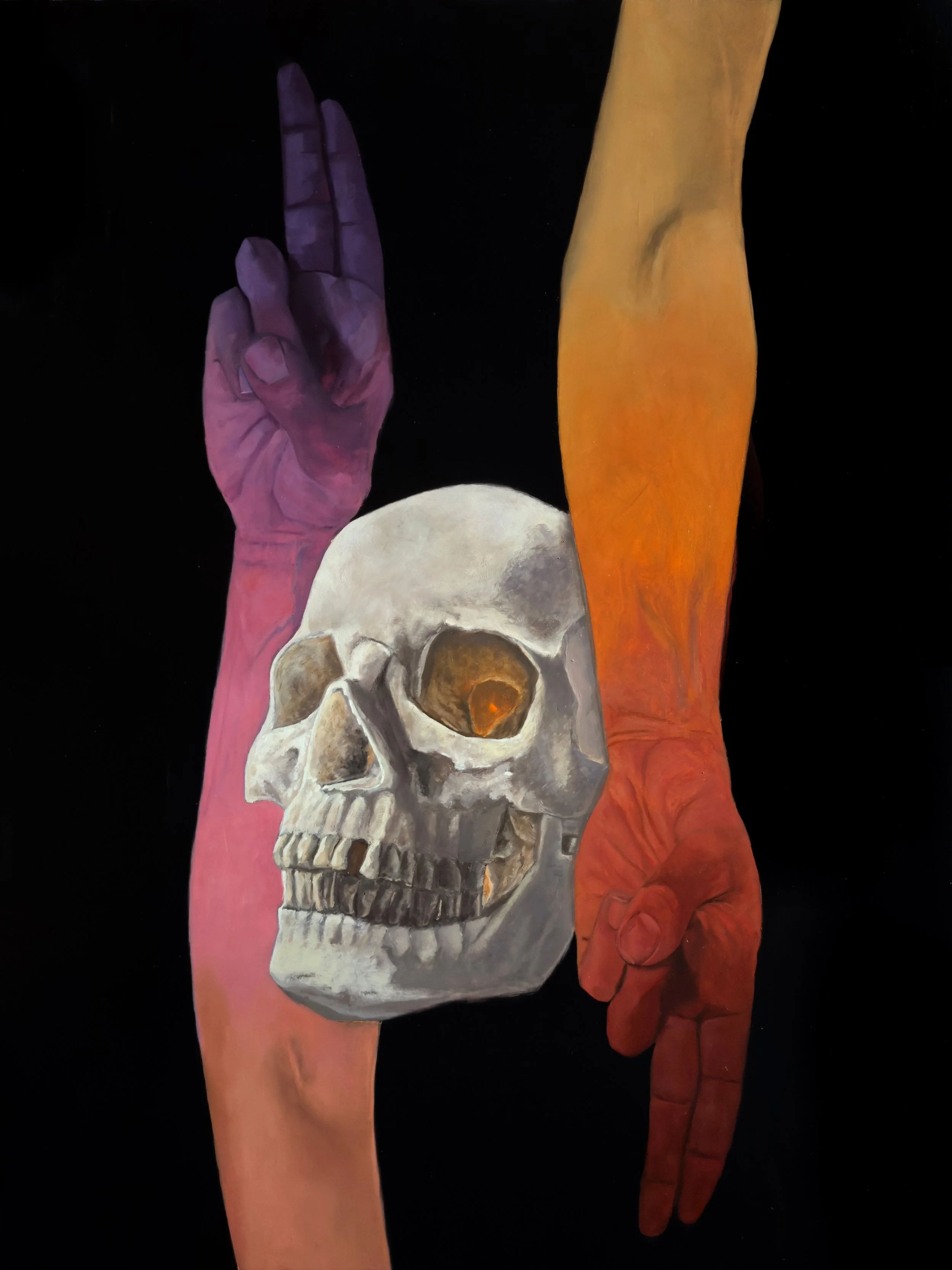 ~ As Above, So Below ~
oil on wood
24"x18"