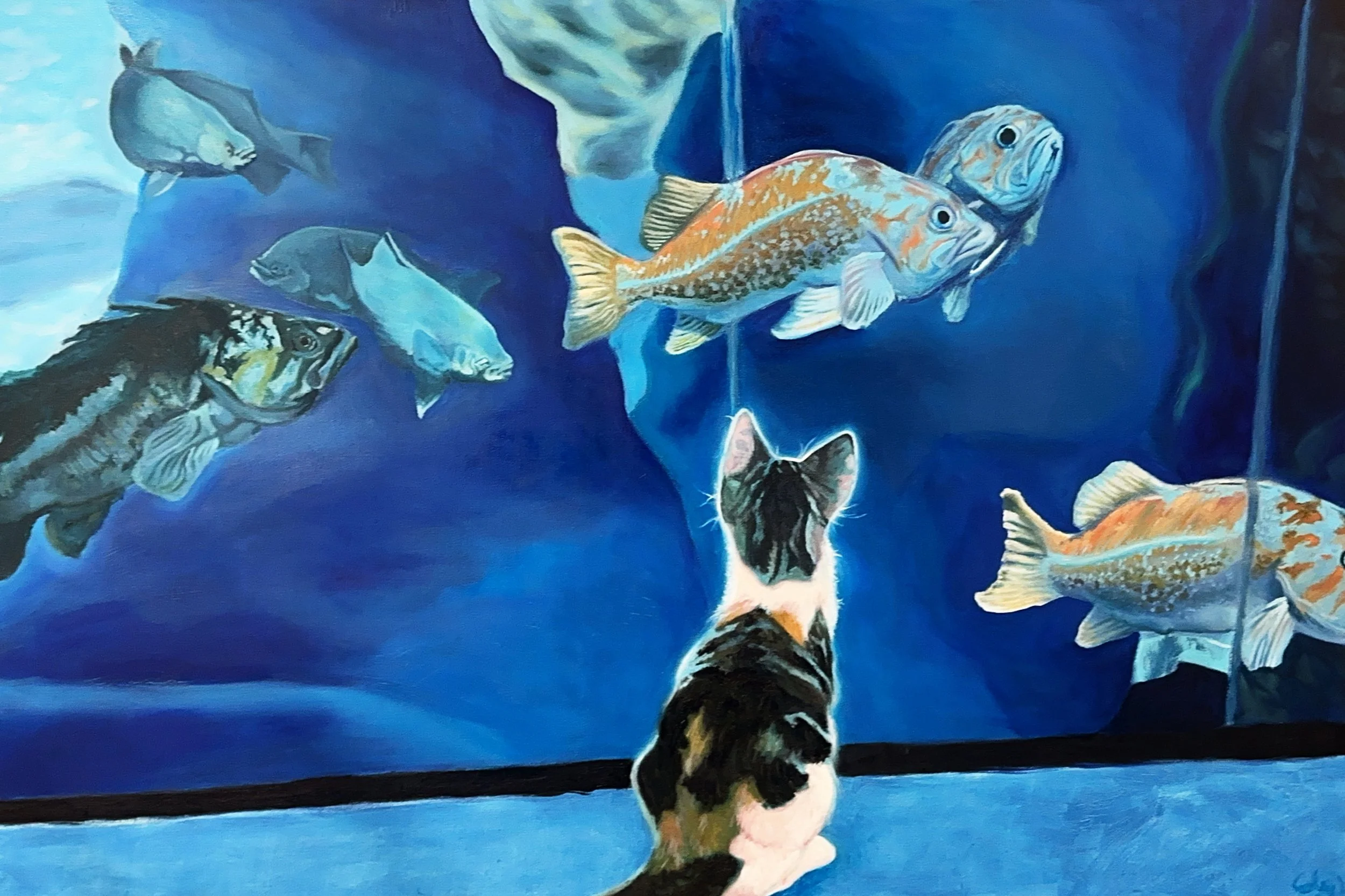 "Eyes on the Prize" - 2025, 36" x 24" Oil