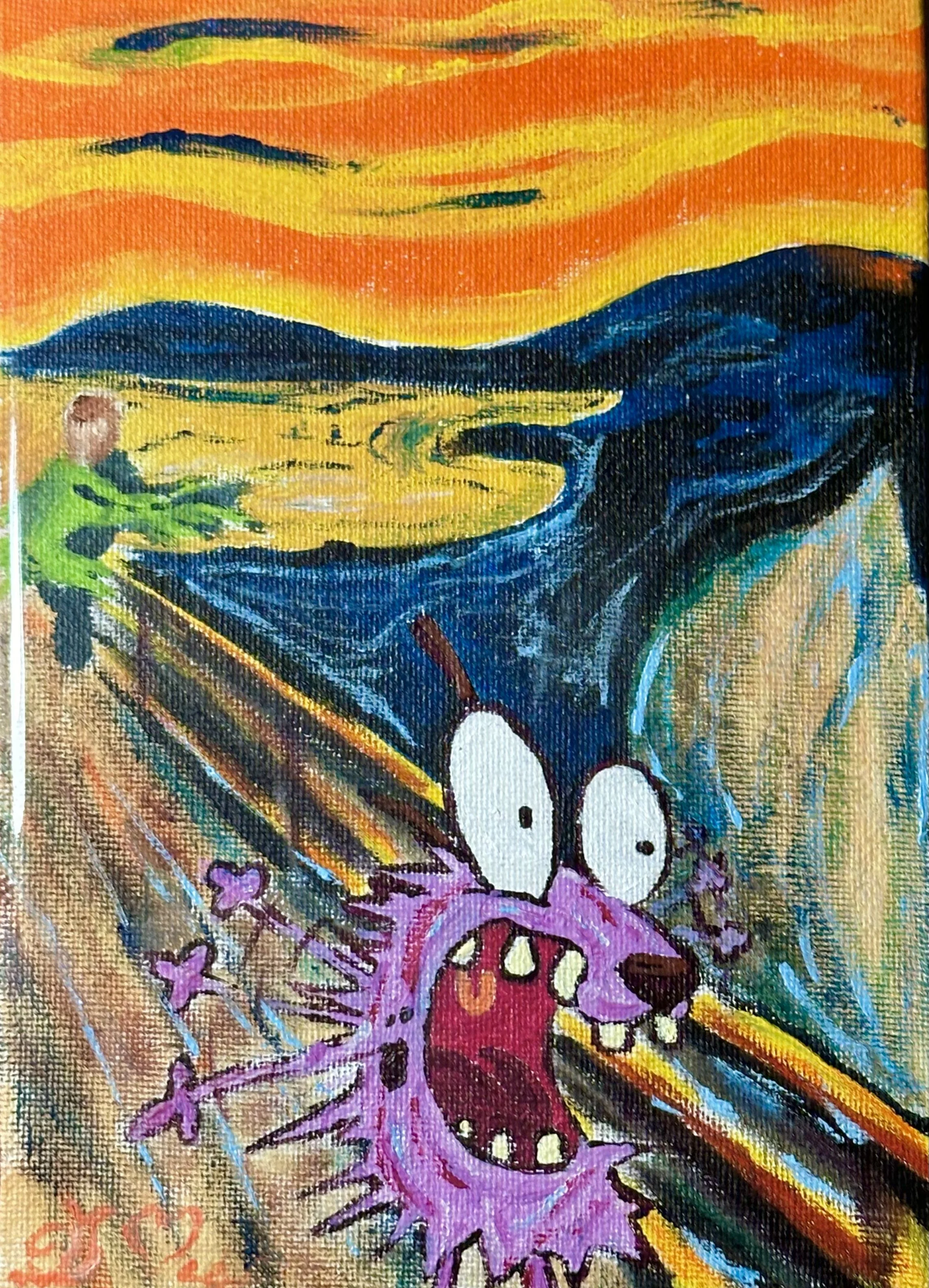 "AAAAAAAAH" - 5" x 7" Acrylic