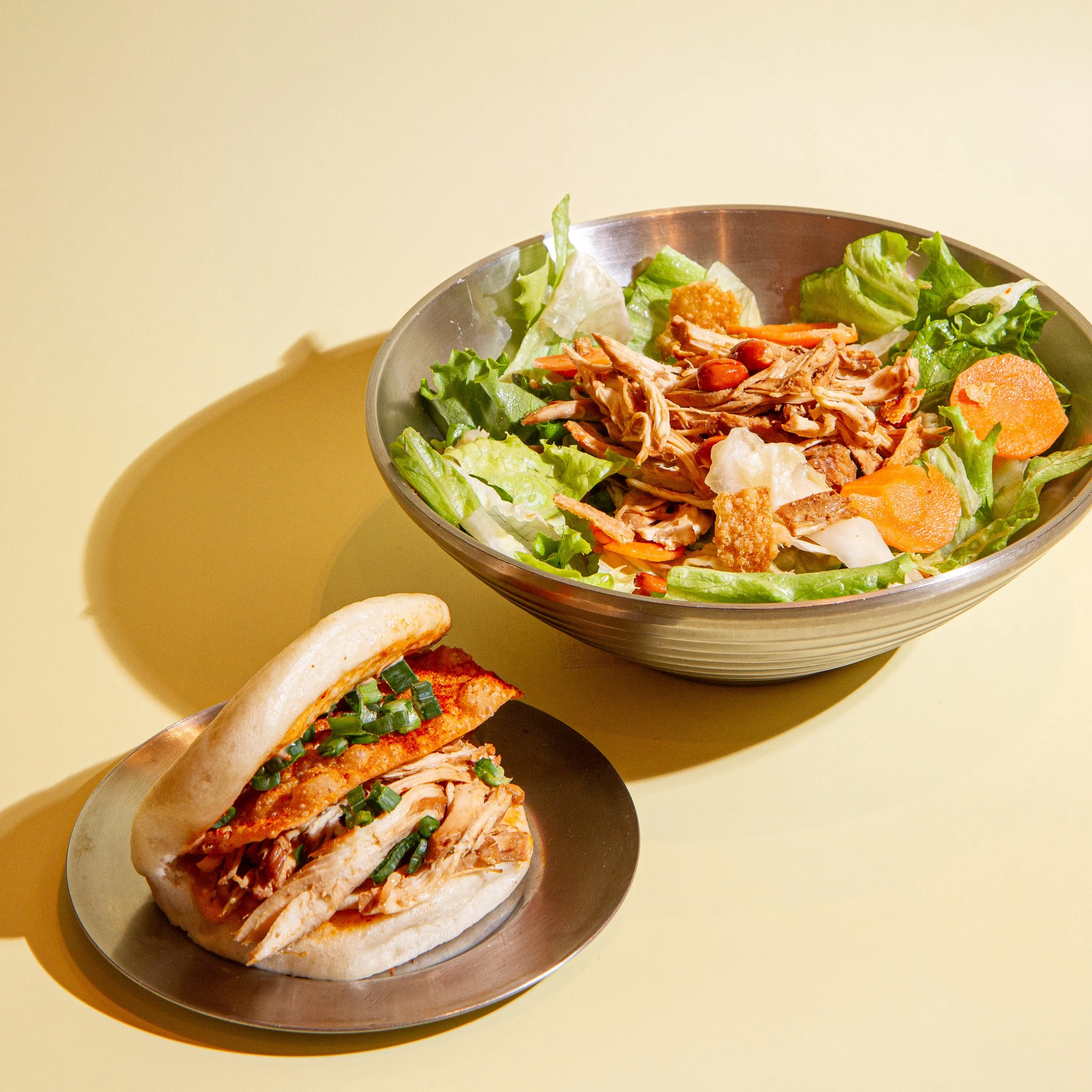 Bao Bun + Salad