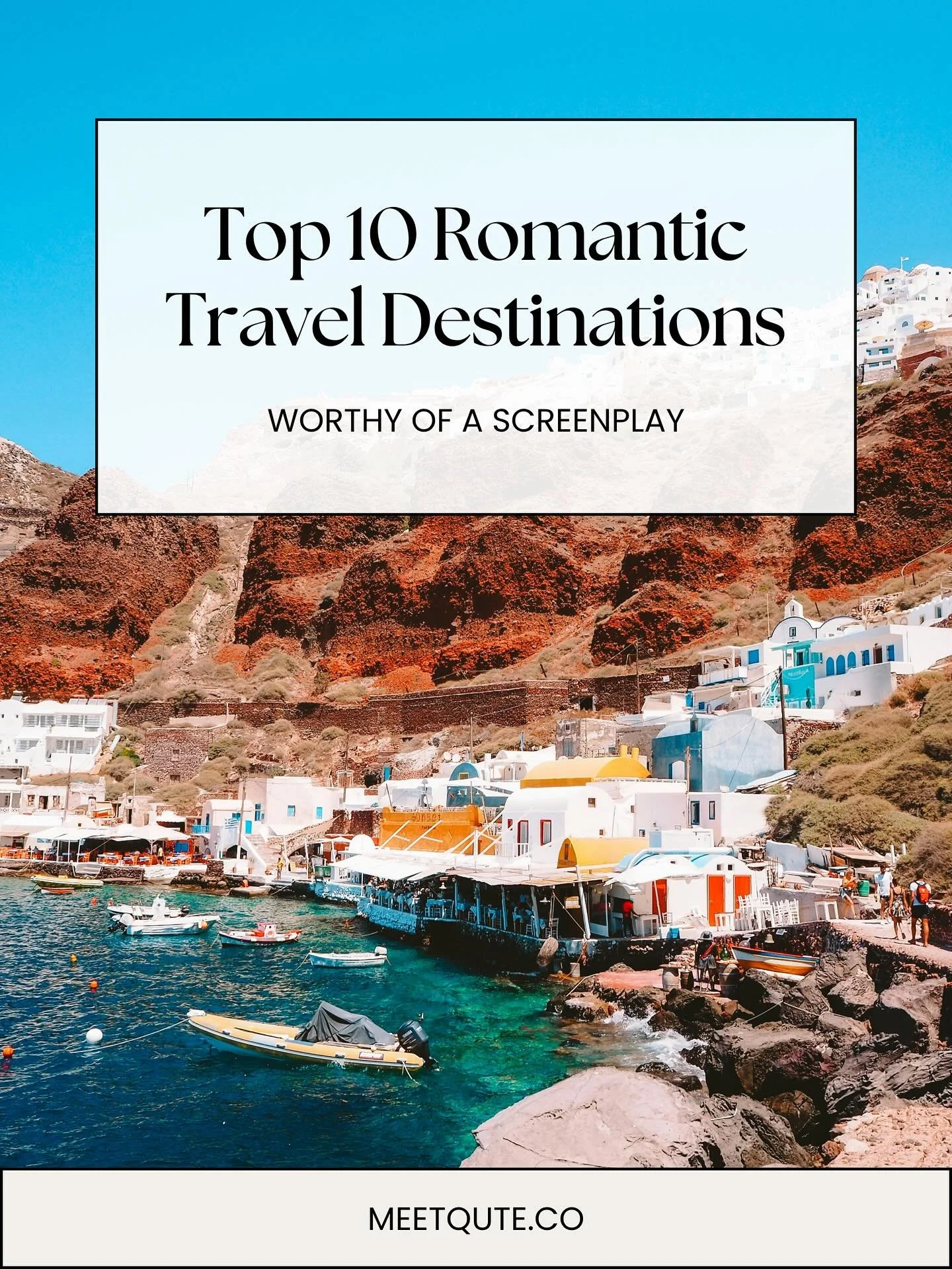 Looking for travel ideas that feel cinematic? Here are 10 destinations worthy of a screenplay. Whether you&rsquo;re planning a trip or building a mood board: this one&rsquo;s for you.

Read the full guide 💌 link in bio @meetquteco
⠀⠀⠀⠀⠀⠀⠀⠀⠀⠀⠀⠀⠀⠀⠀⠀⠀⠀
