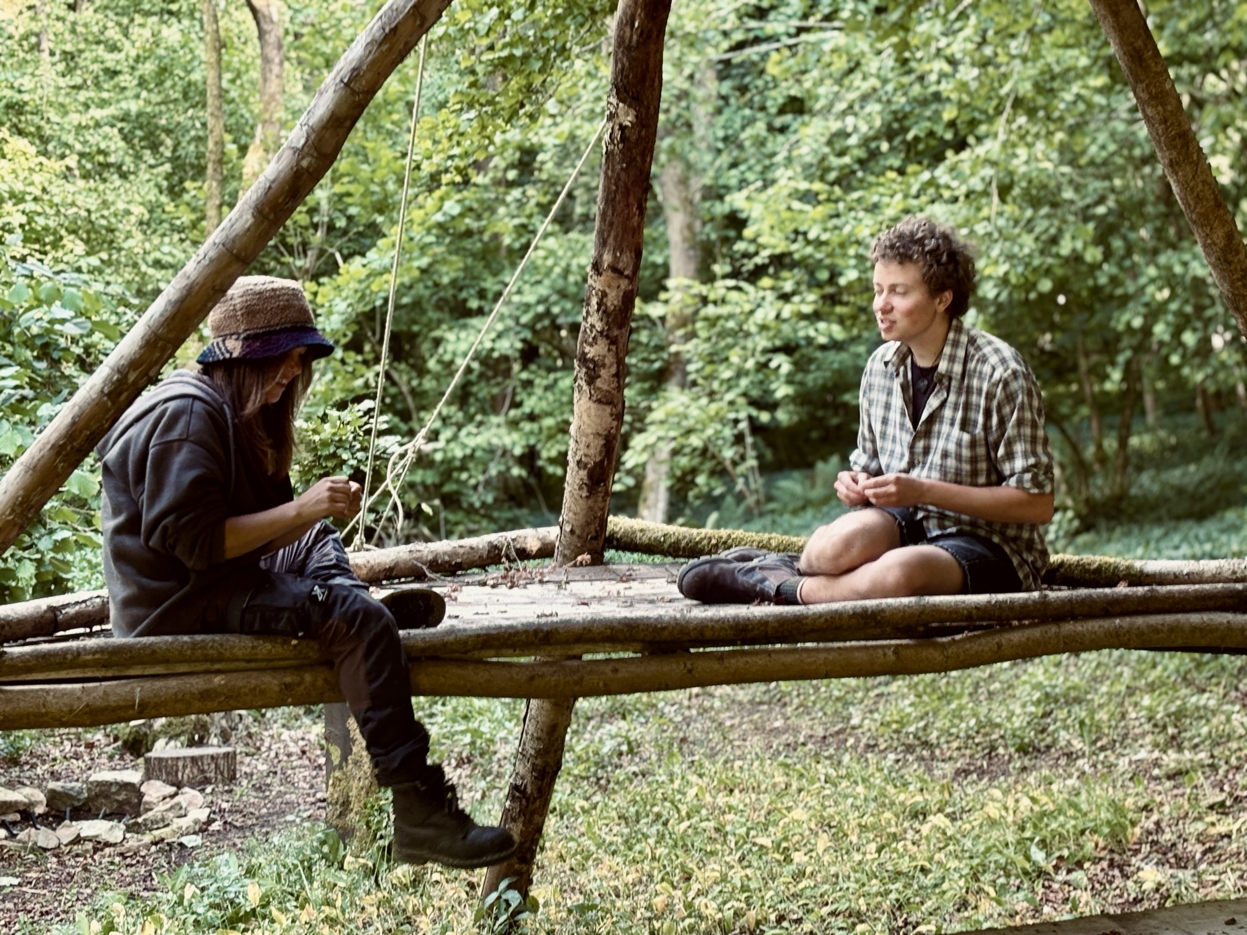 Woodland private hire space for groups of families and friends