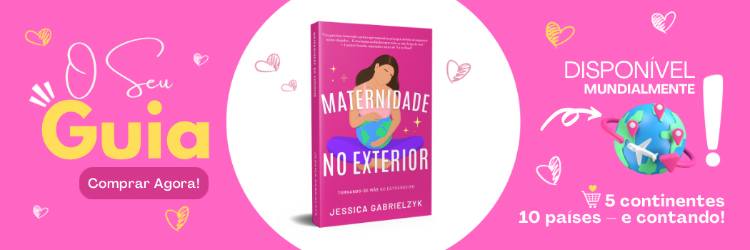 Banner do LIvro Maternidade no Exterior por Jessica Gabrielzyk