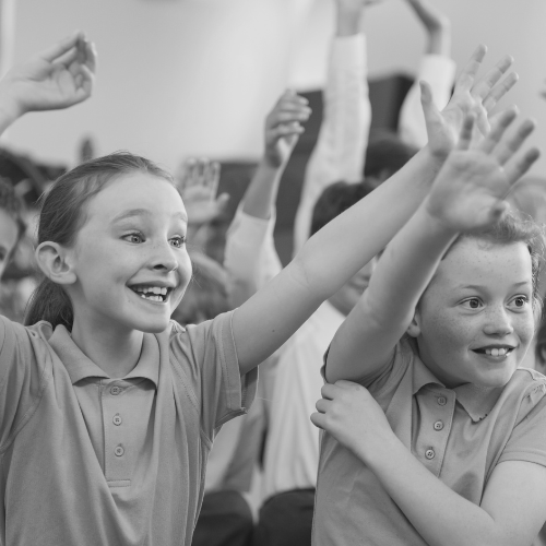 Crianças na Escola do Reino Unido