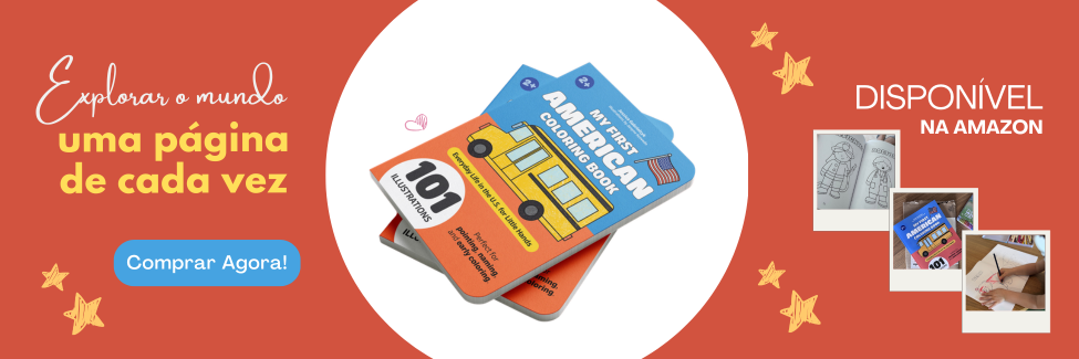 Banner do livro My First American Coloring Book