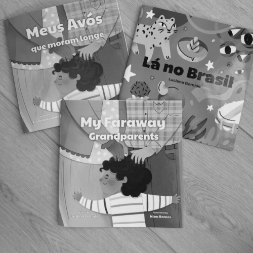 Livros da Luciana Gomide para crianças brasileiras