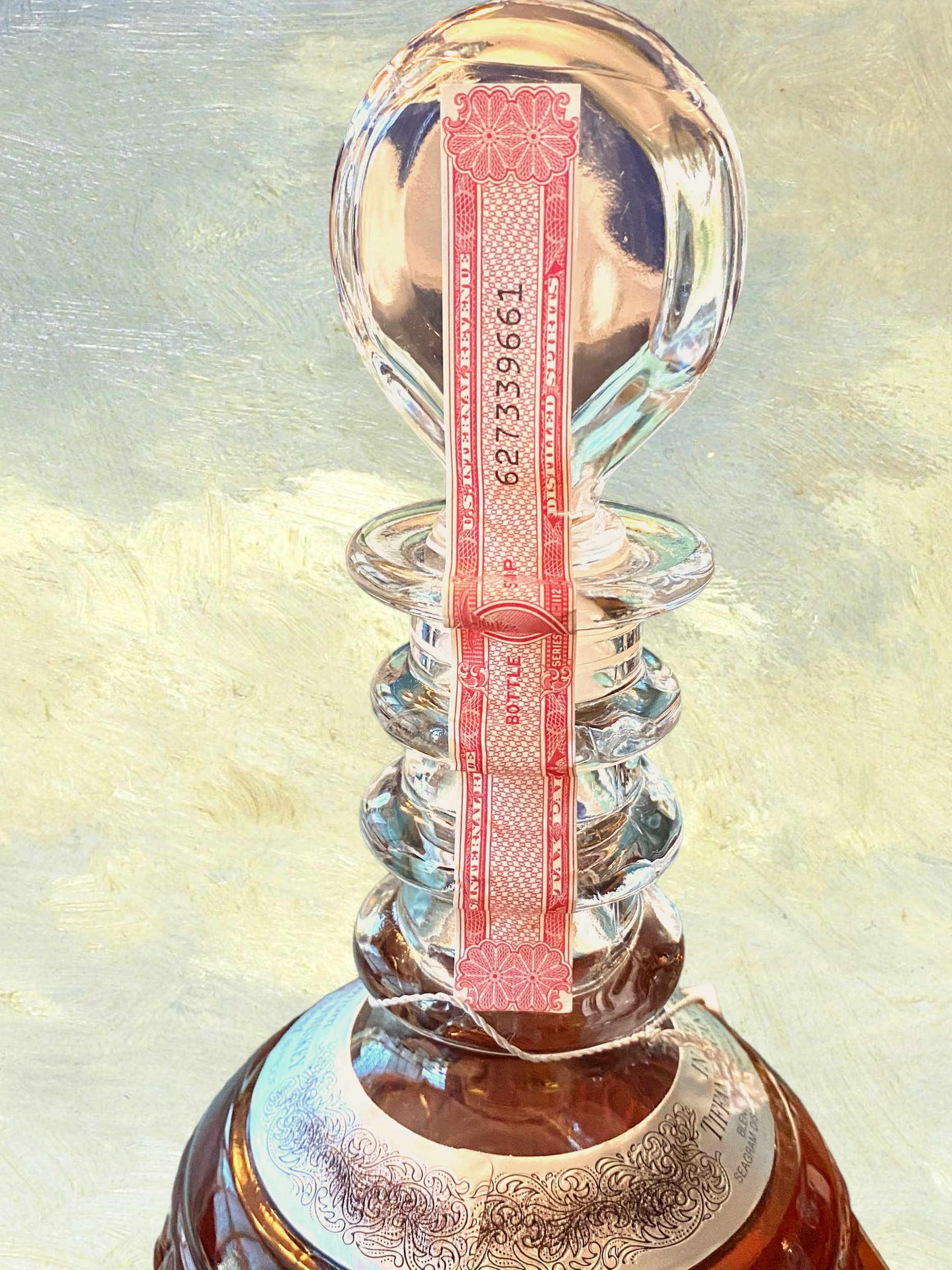 Tiffany & Co. “1776 by Seagram” Crystal Decanter — Full, Sealed Presentation (circa 1976)