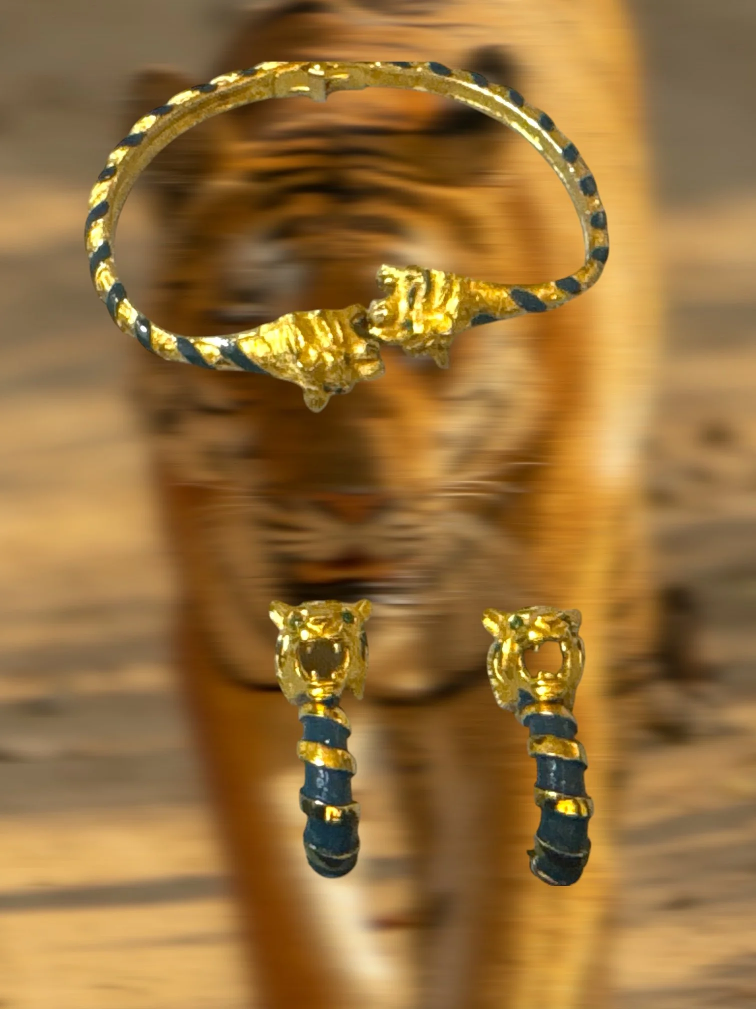 Vintage Pauline Rader Ladies Earings & Bracelet