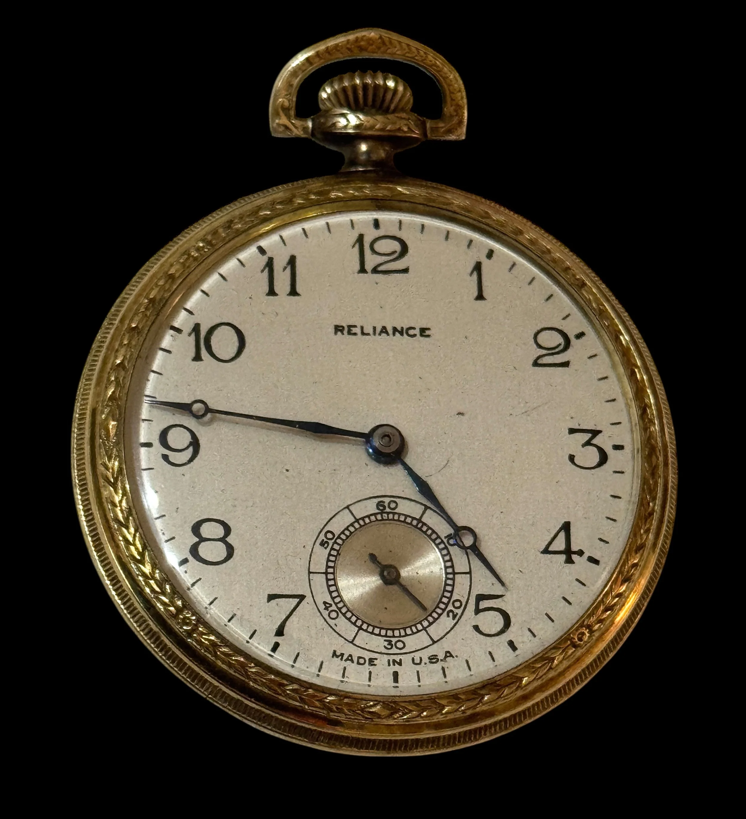 Vintage Reliance Pocket Watch by Ingersoll