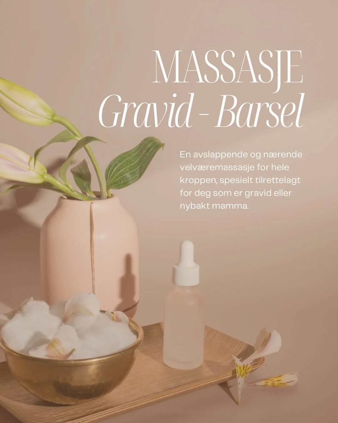 N&aring; kan du bestille time hos @doula_inaleroy for enten gravid- eller barselmassasje hos oss 😊 

Dette er en avslappende og n&aelig;rende velv&aelig;remassasje med rolige str&oslash;k og bruk av varm n&oslash;ytral olje. Timen inkluderer hodebun