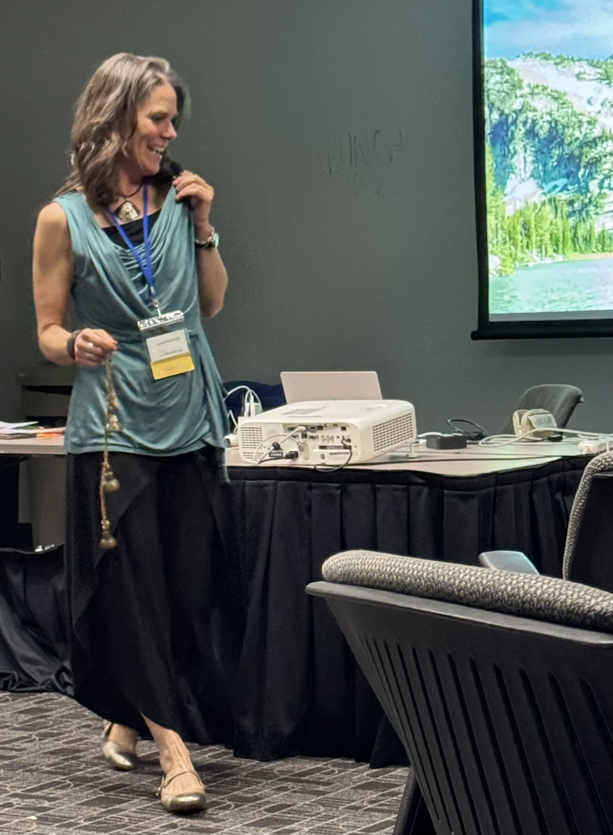Laura Schmidt leading an Internal Family Systems (IFS) workshop during a professional training