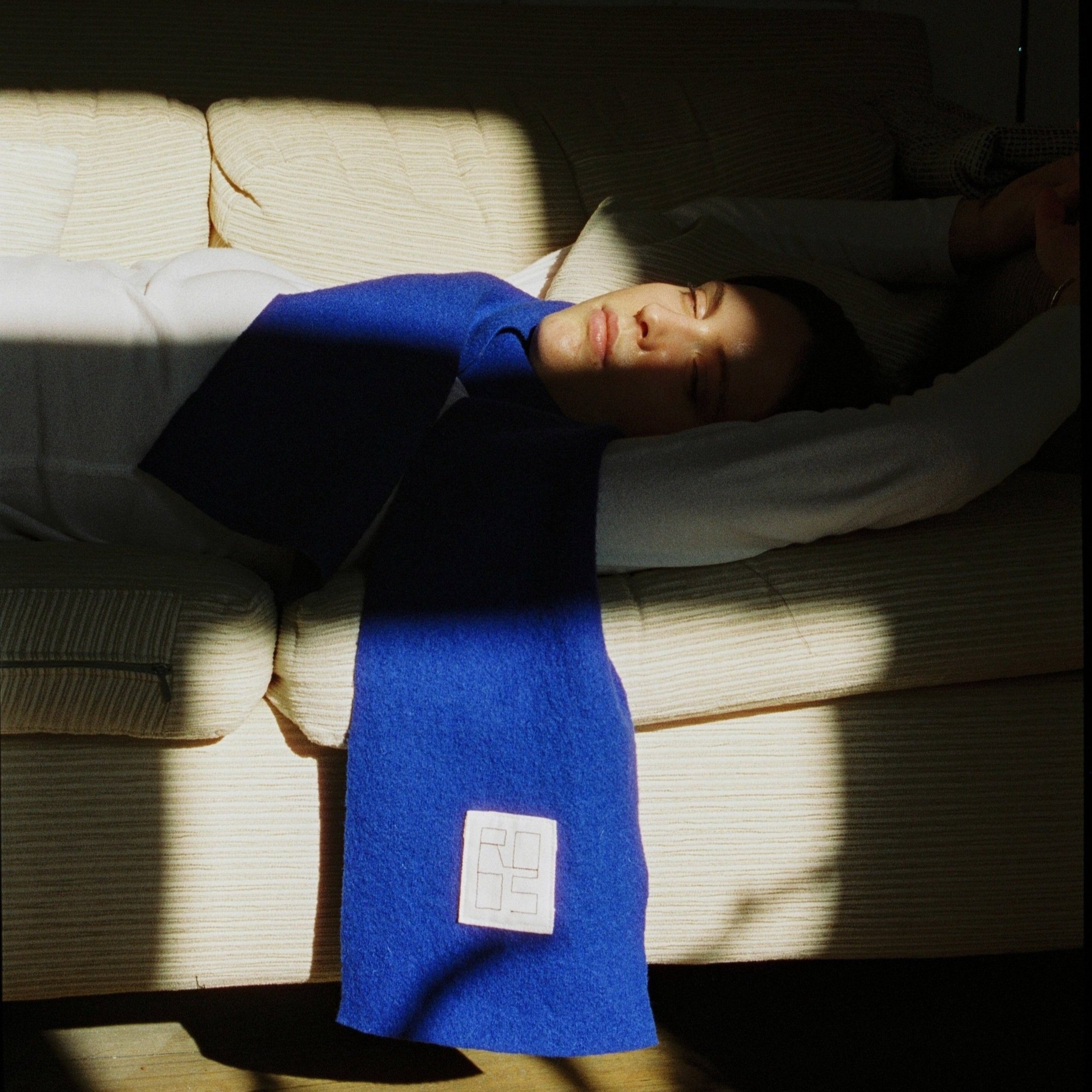 RCL Scarf / Blue Wool