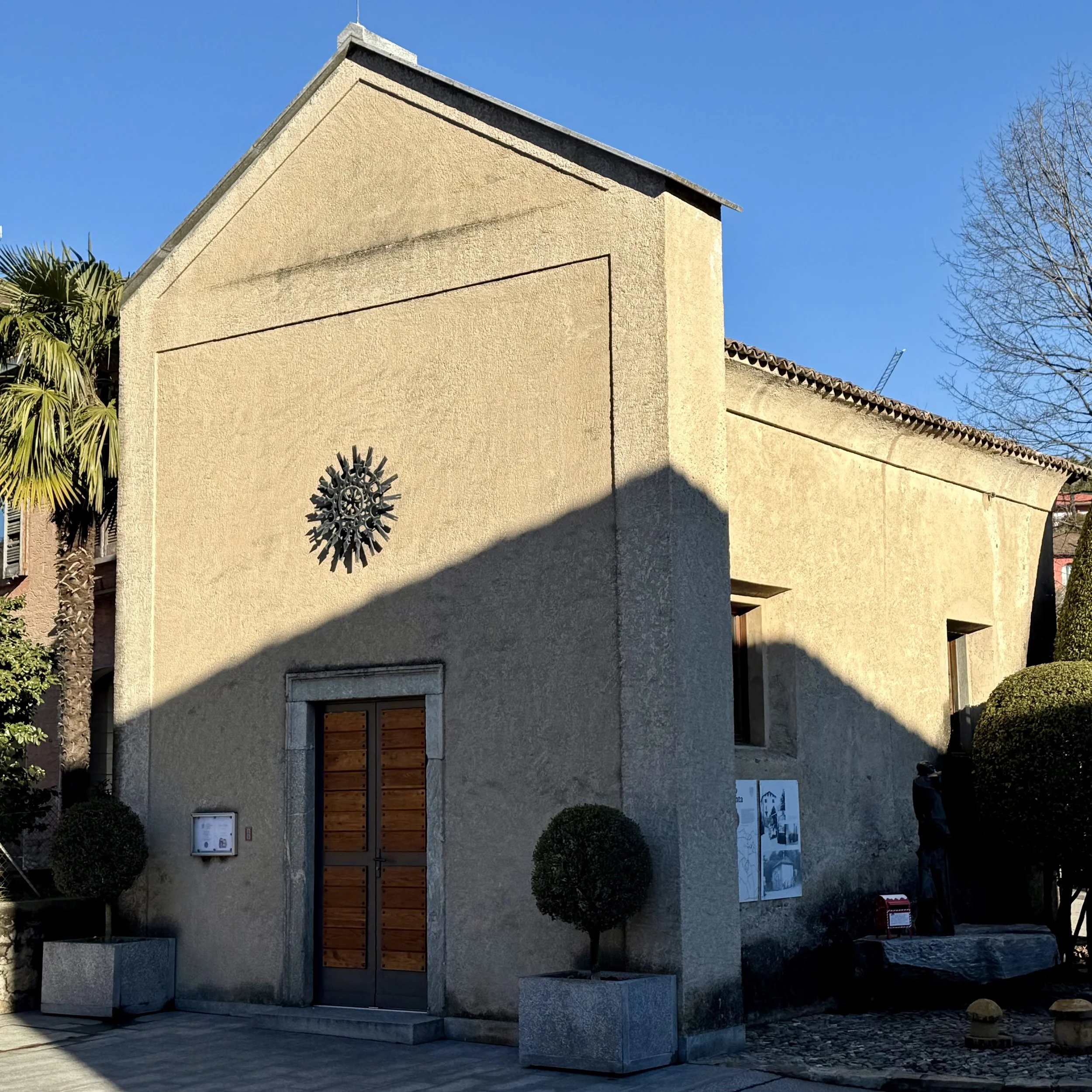 The Oratory of San Rocco was built in the 1600's according to Google.