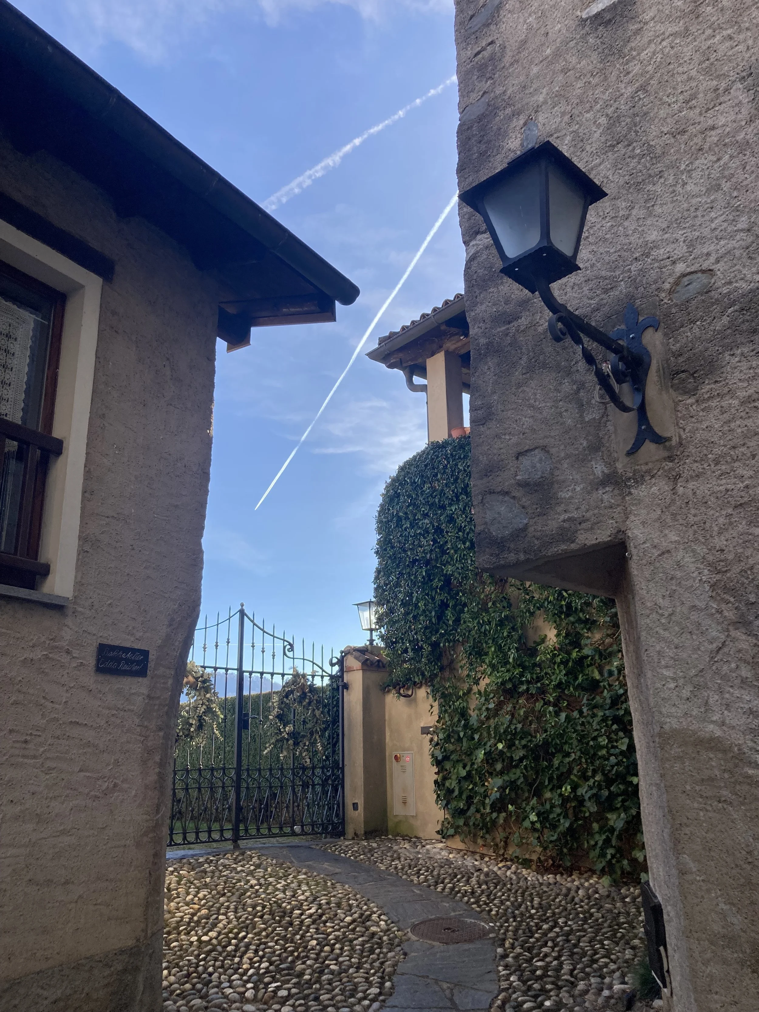 Various images of the old part of Comano