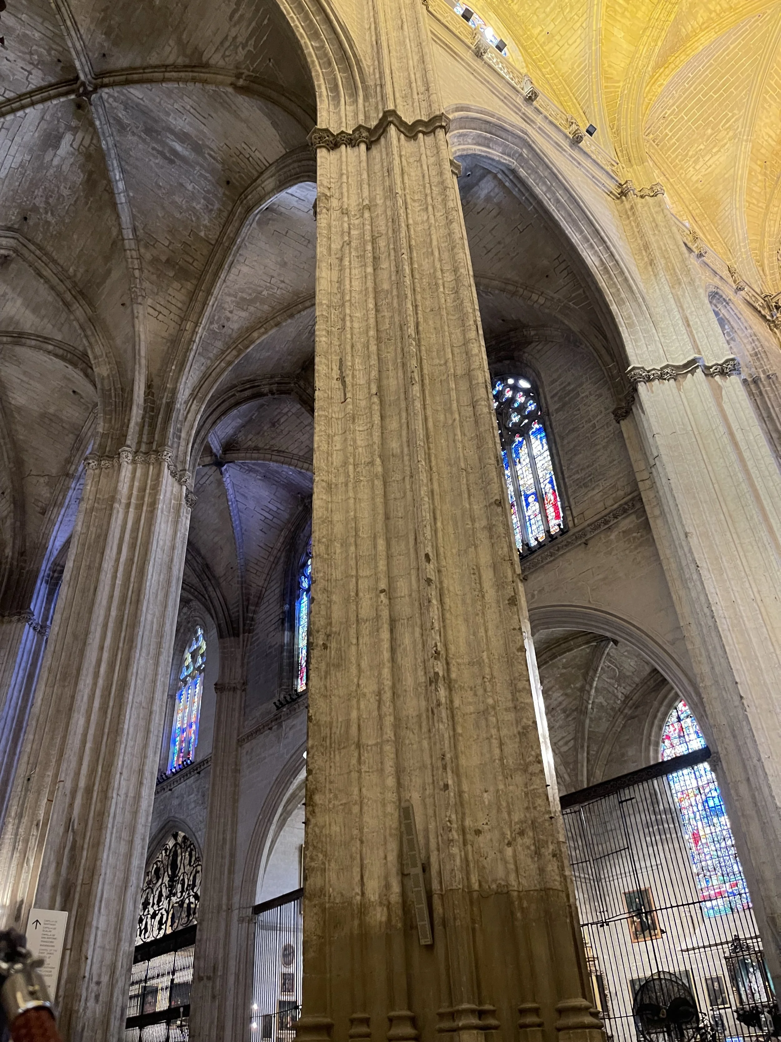 Cathedral of Seville - huge column