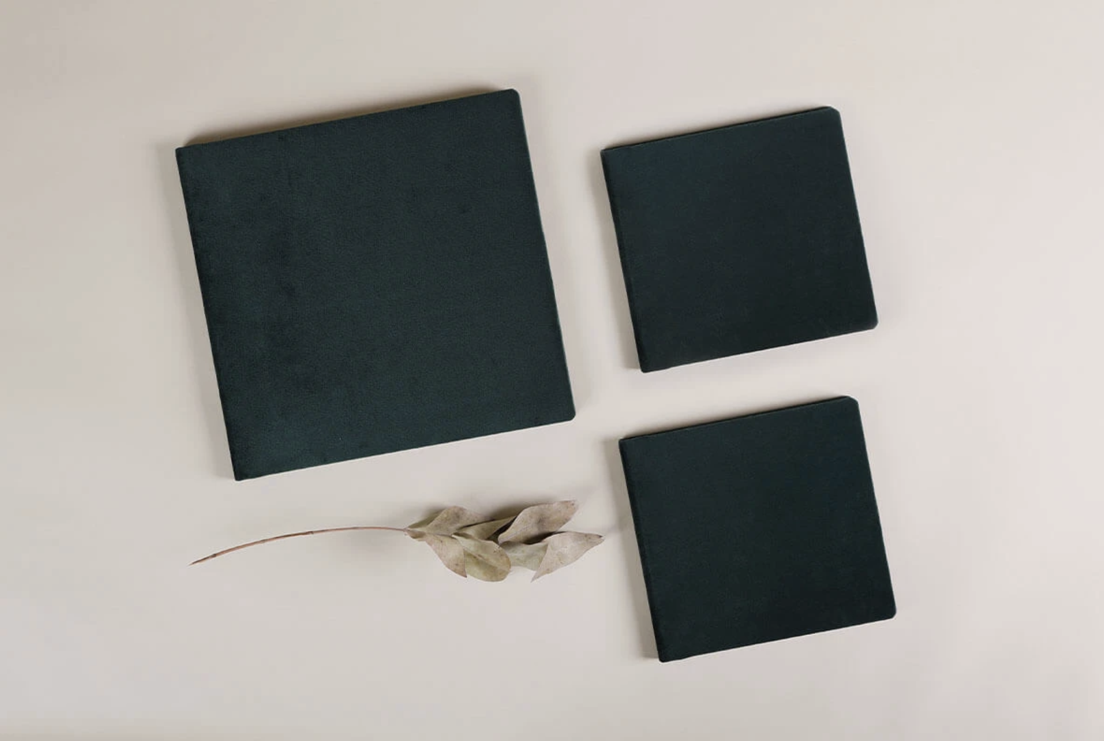 Parent wedding album set with matching covers