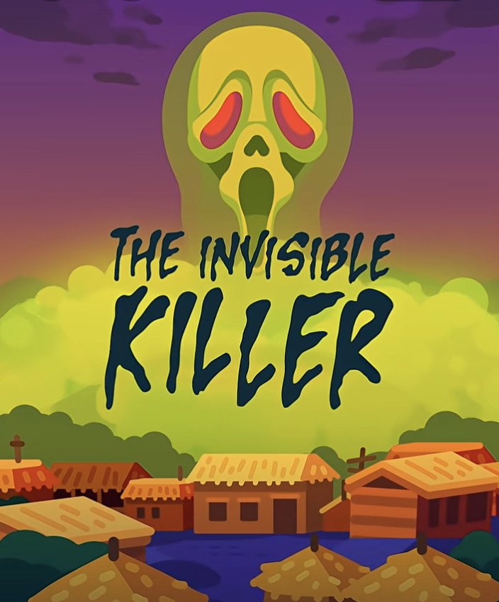 kurzgesagt youtube thumbnail about an invisible killer, a youtube short written by Lucas Kreuzer