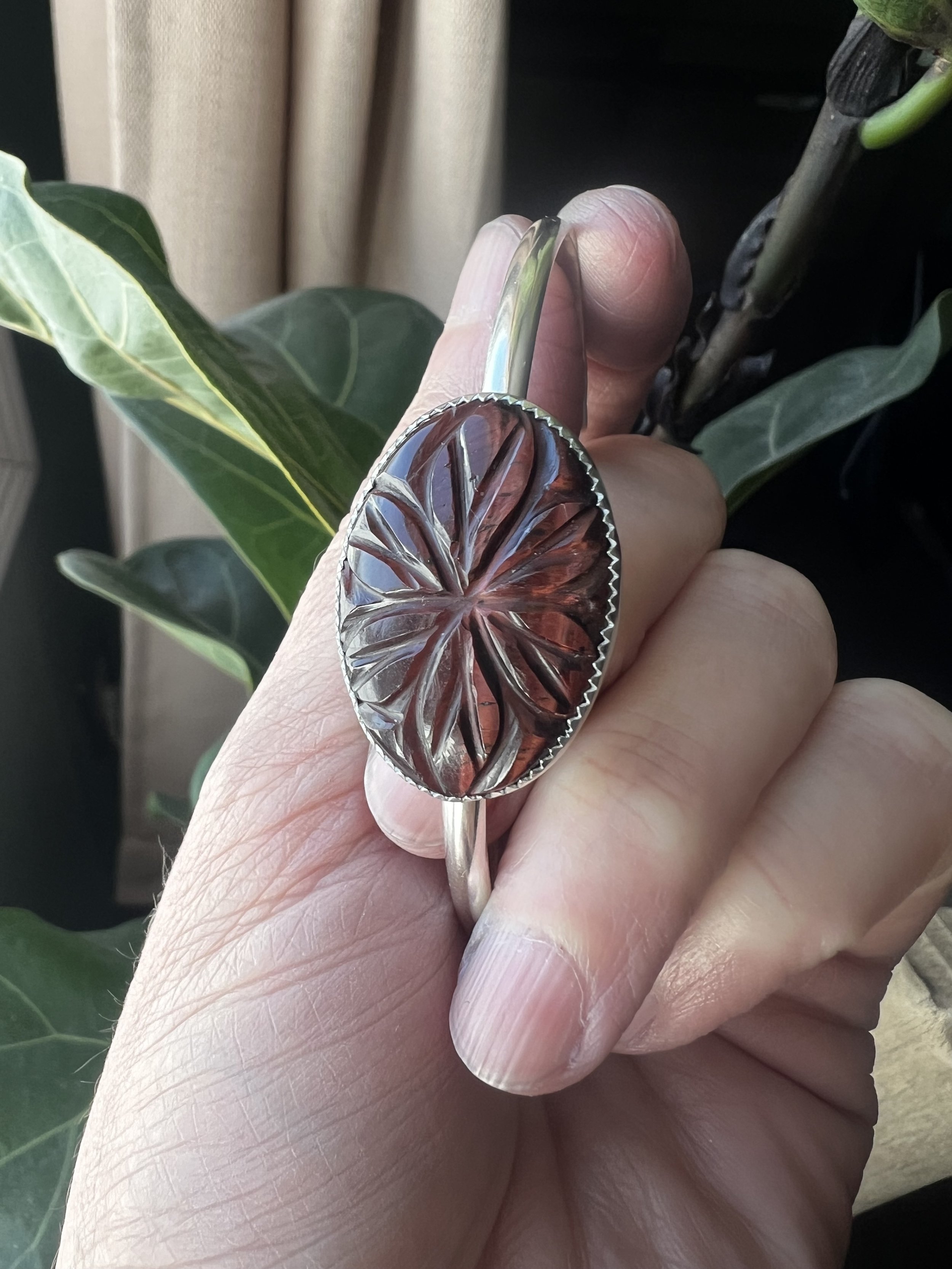 Red Tigers Eye Cuff 2.jpeg