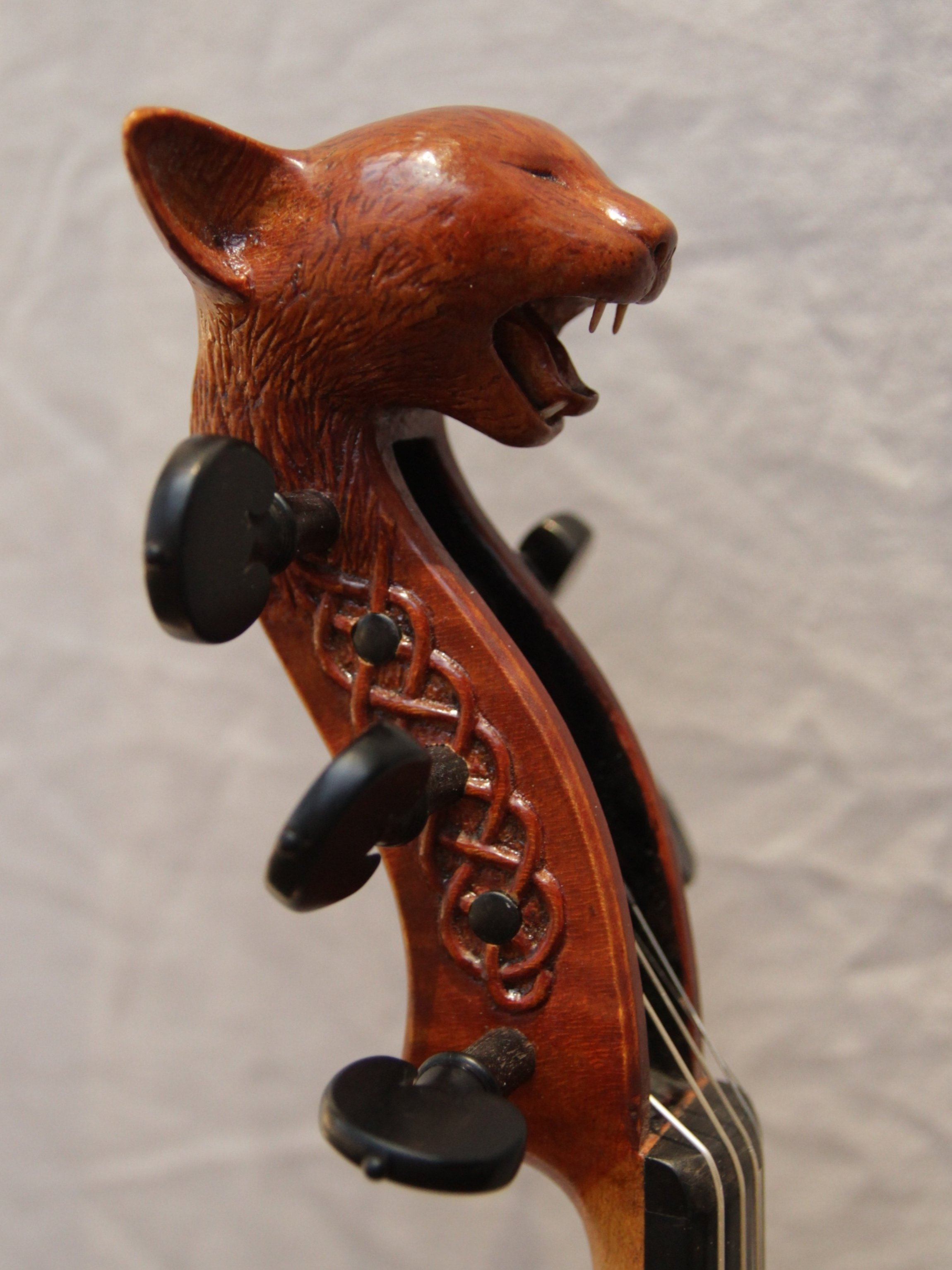 5-string cat head viola