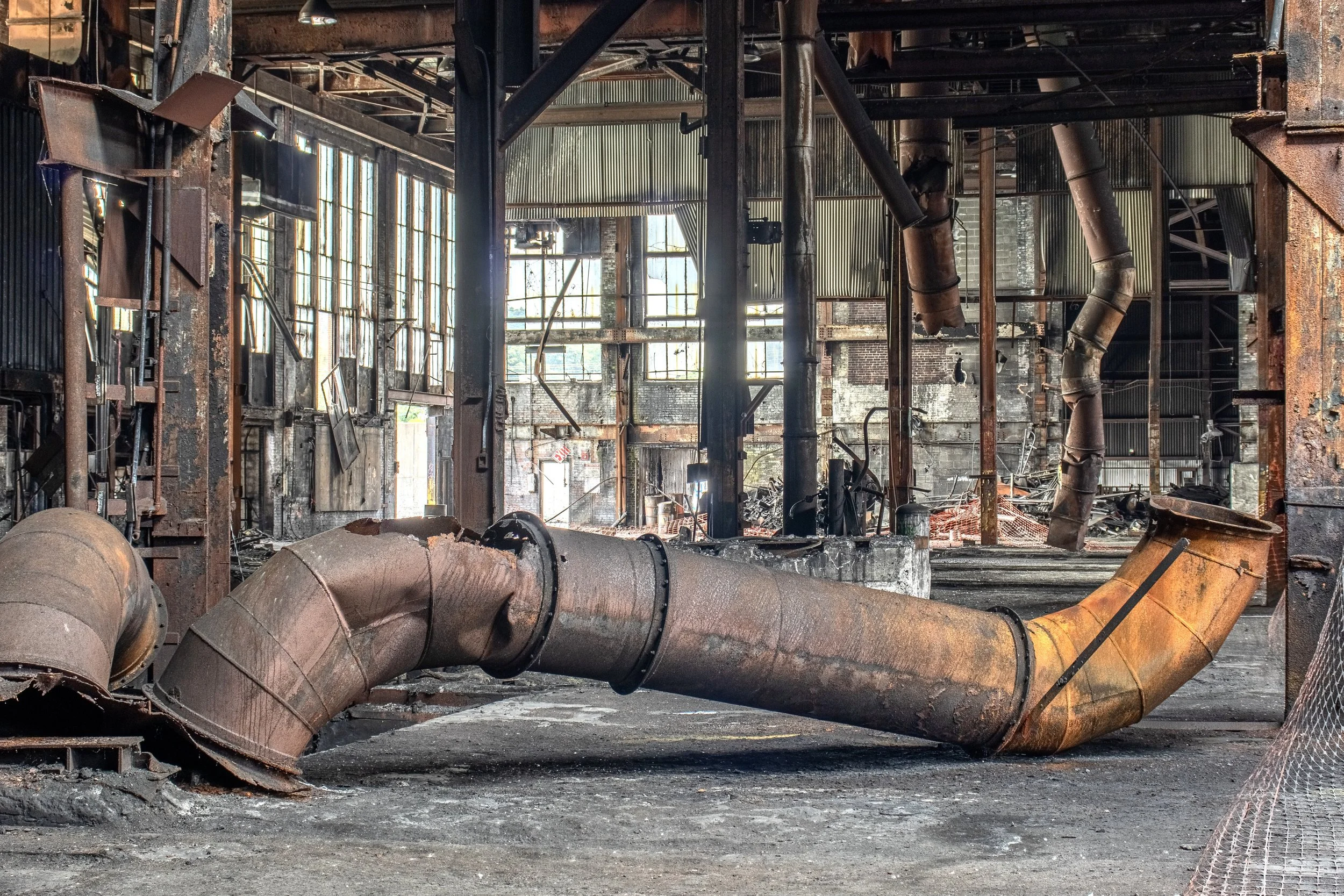 Pipe Graveyard, Ansonia Copper and Brass Factory, Ansonia CT