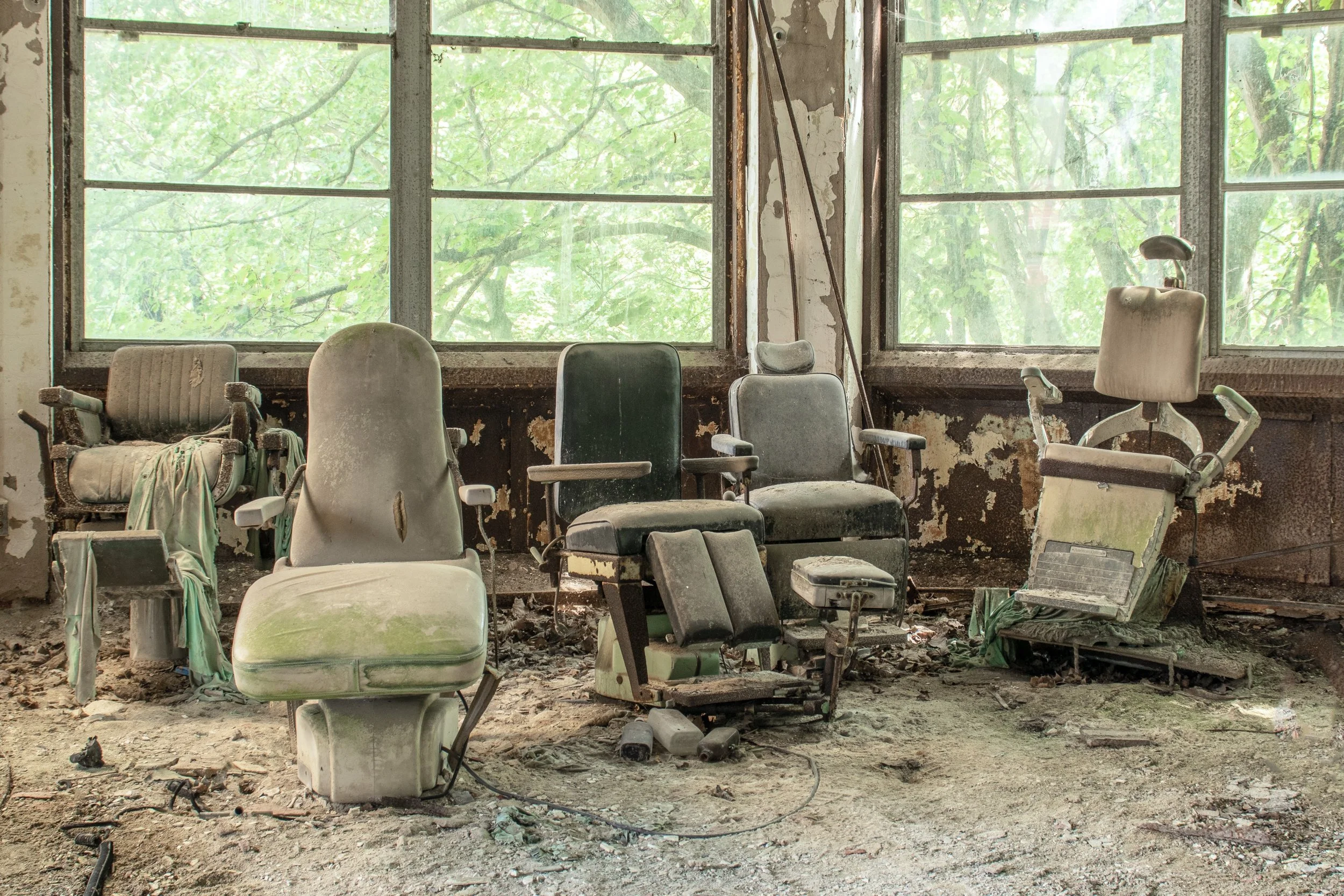 Exam chairs, Woman's Pavilions