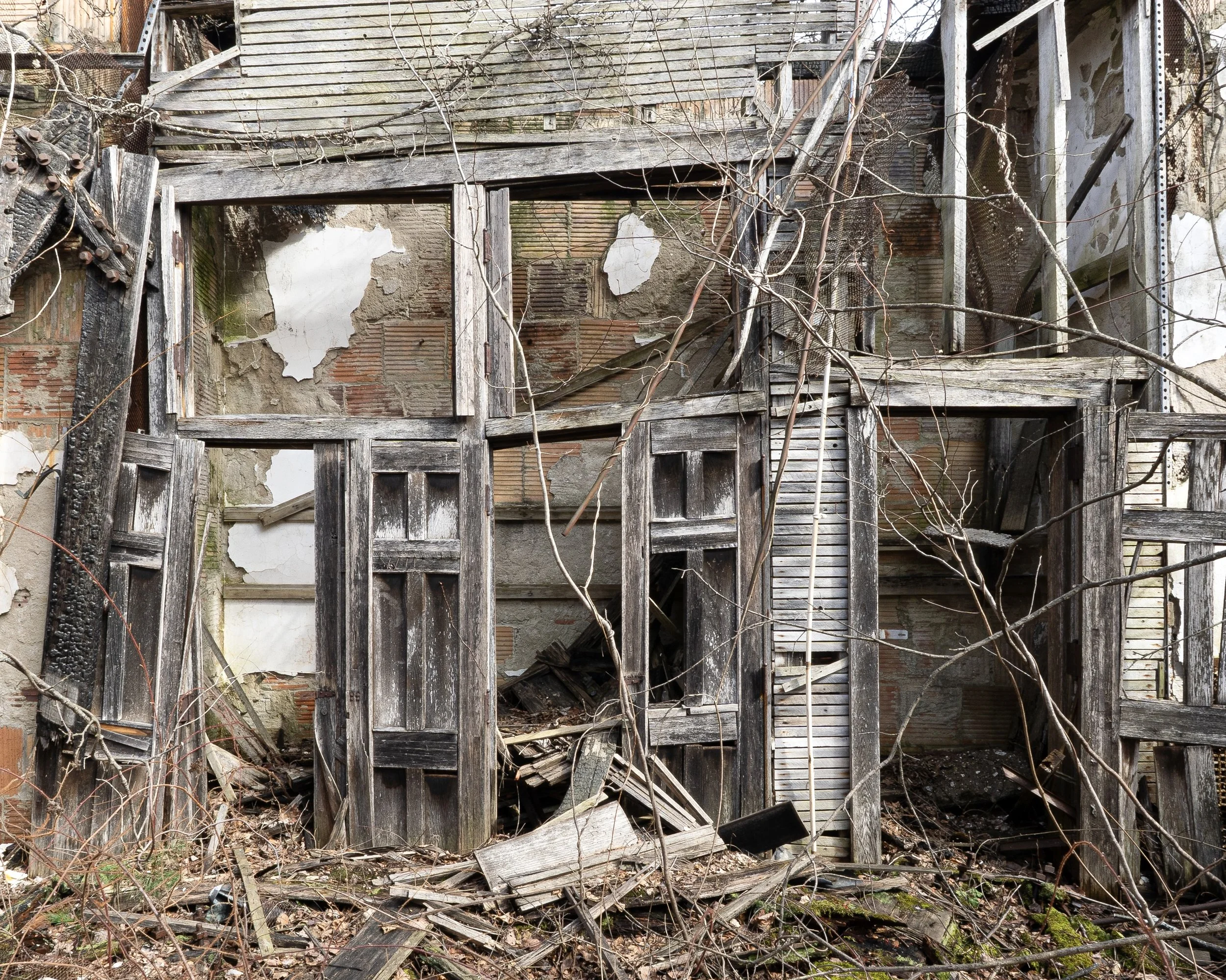 Ruins of Wooden Closets, Auditorium Building, Boys' Group