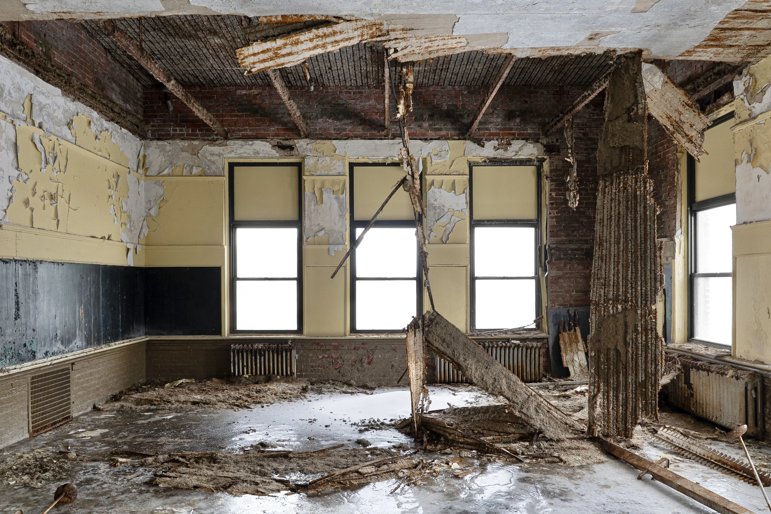 Derelict Classroom, Abandoned Religious School