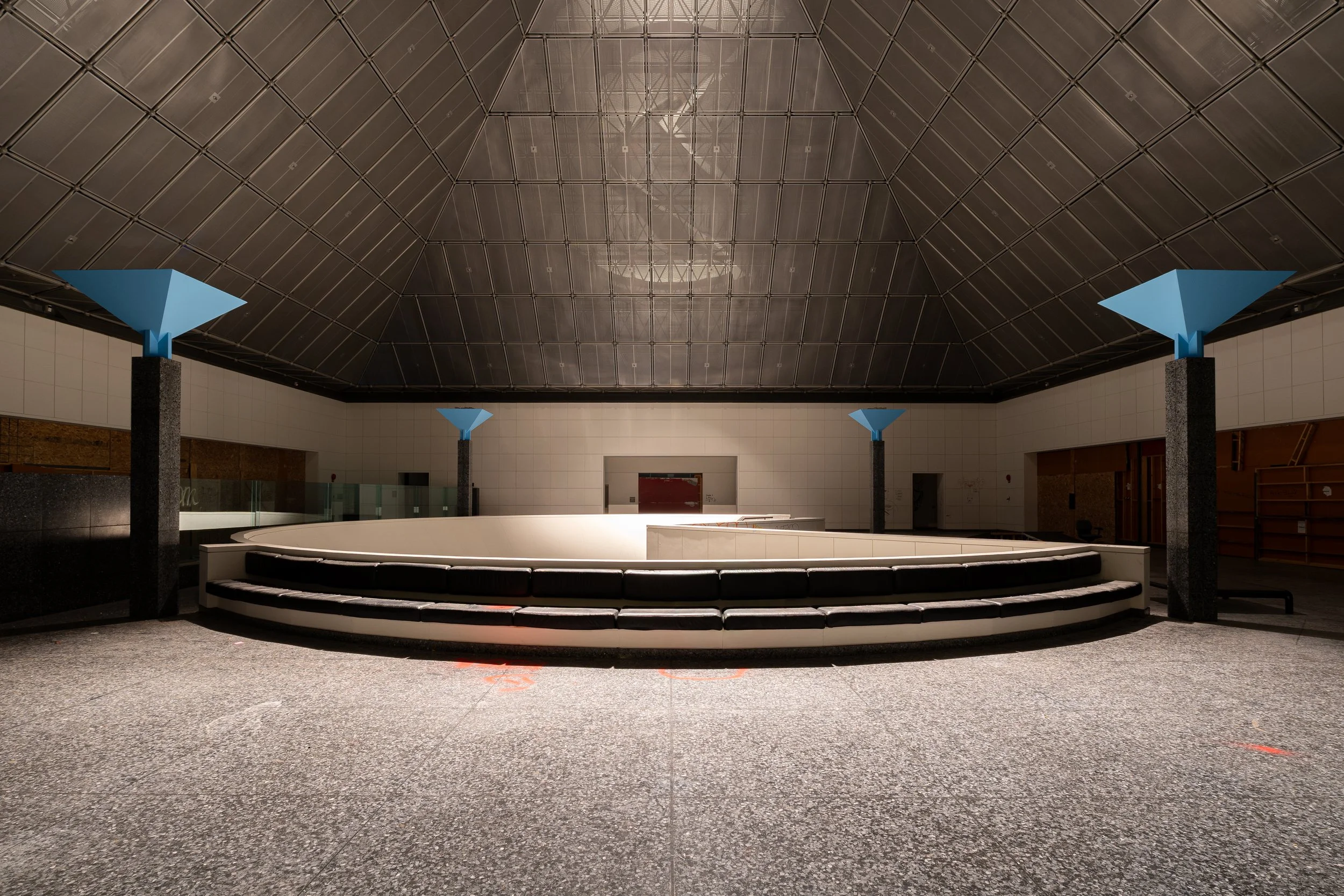 Lobby Atrium at Night, Central Services