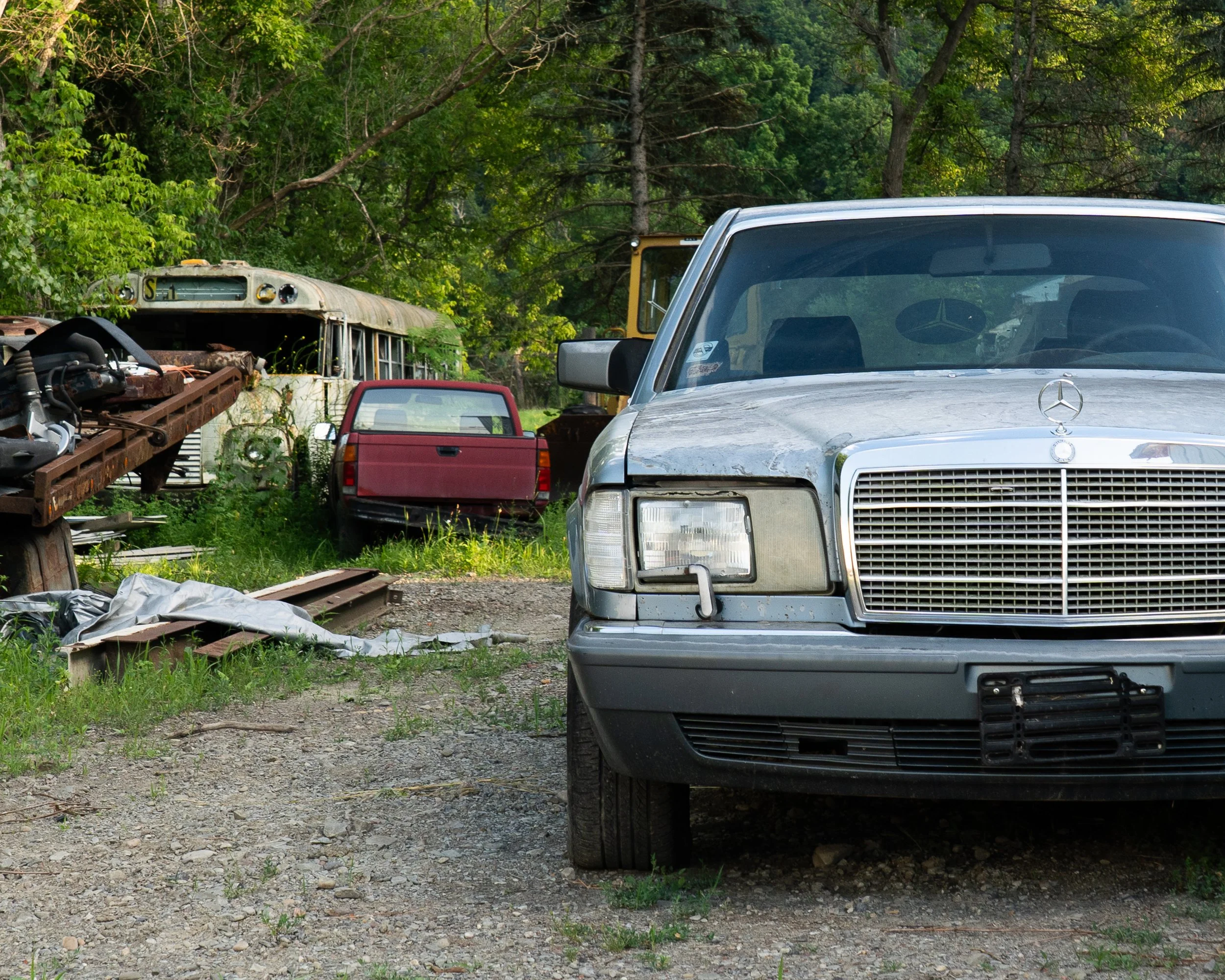 Car Graveyard, Bath, NY