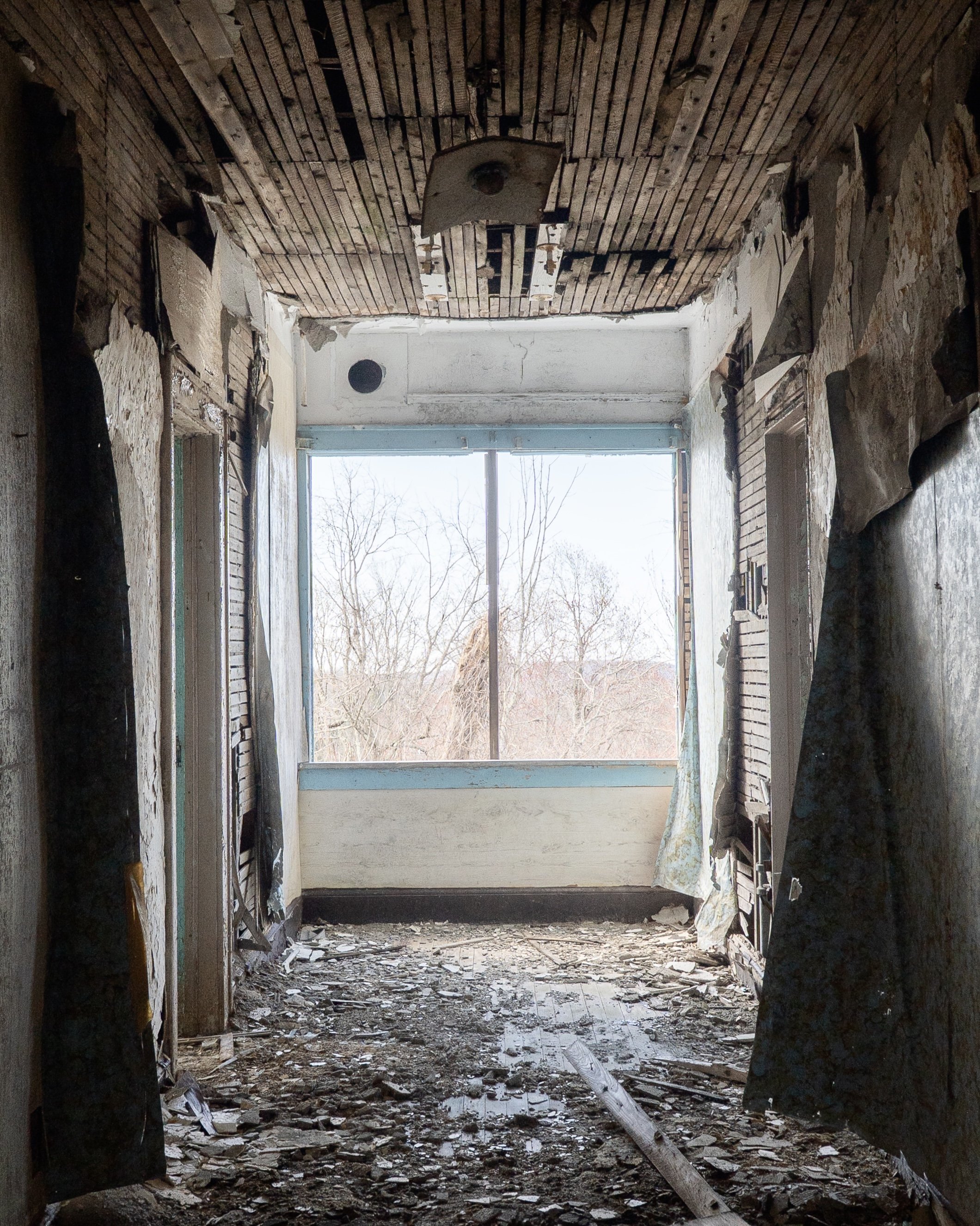 Shell of the Hotel, Holiday Hotel, Loch Sheldrake, NY