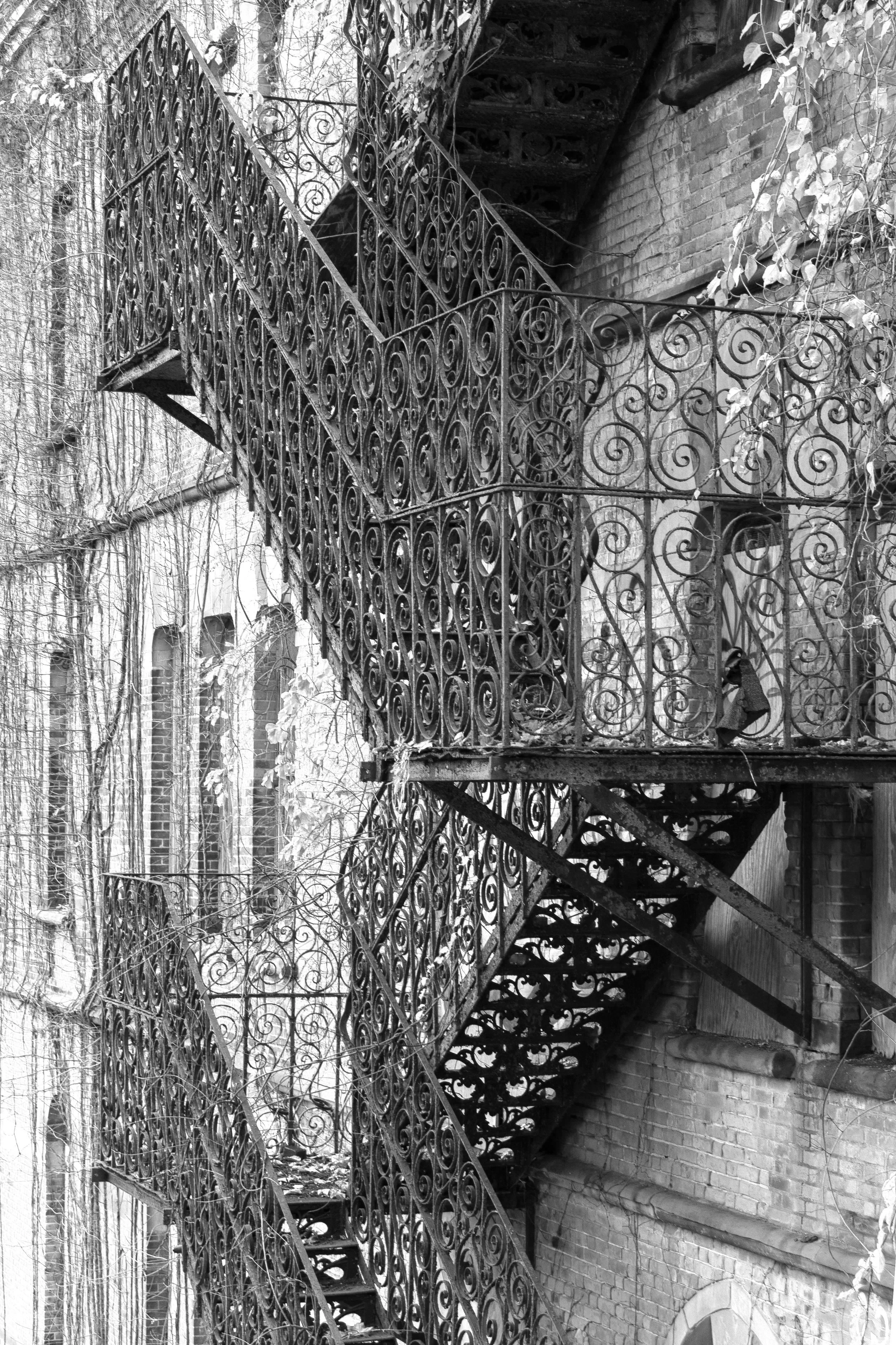 Swirly Fire Escape 