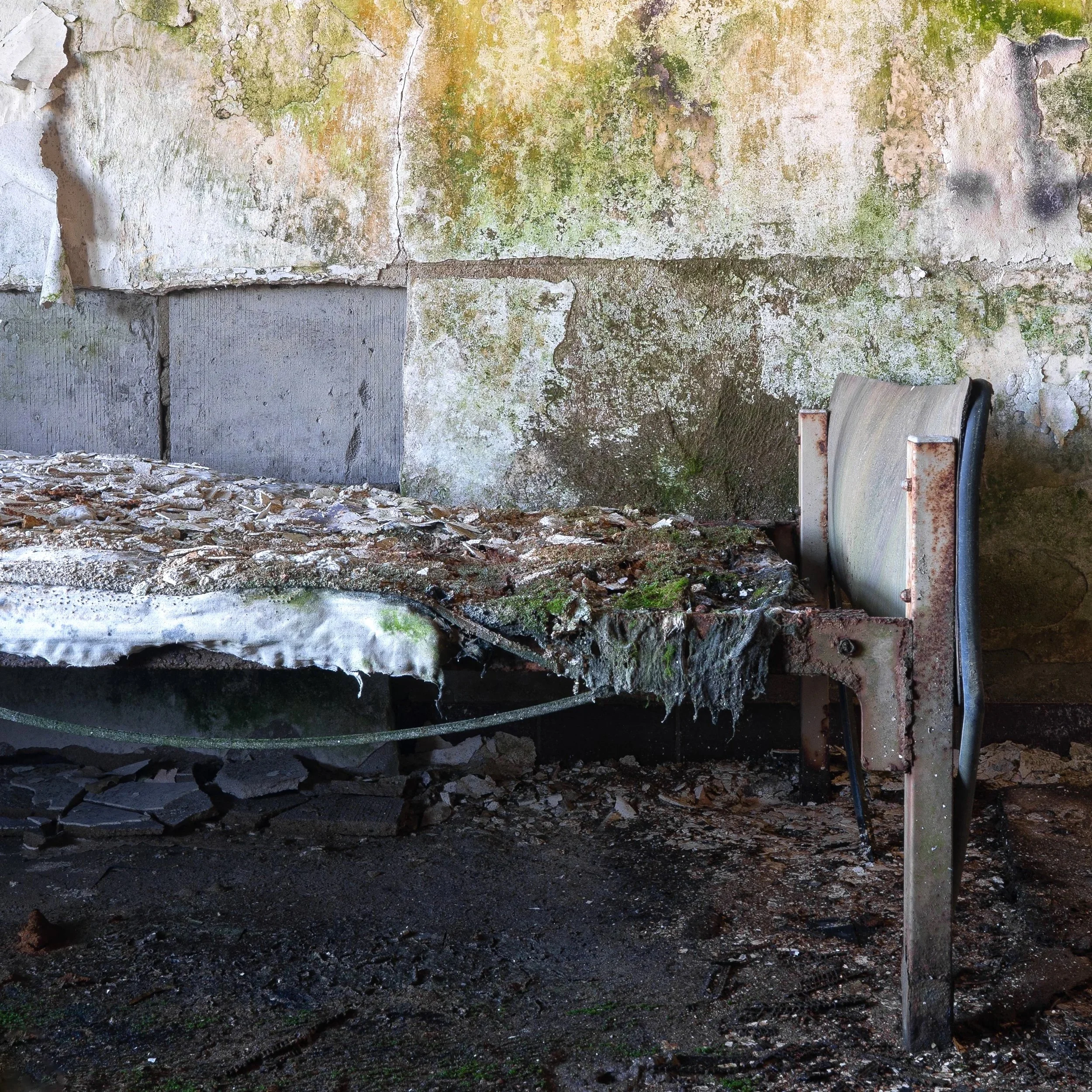 Patient Bed. Laconia State School, Laconia, NH