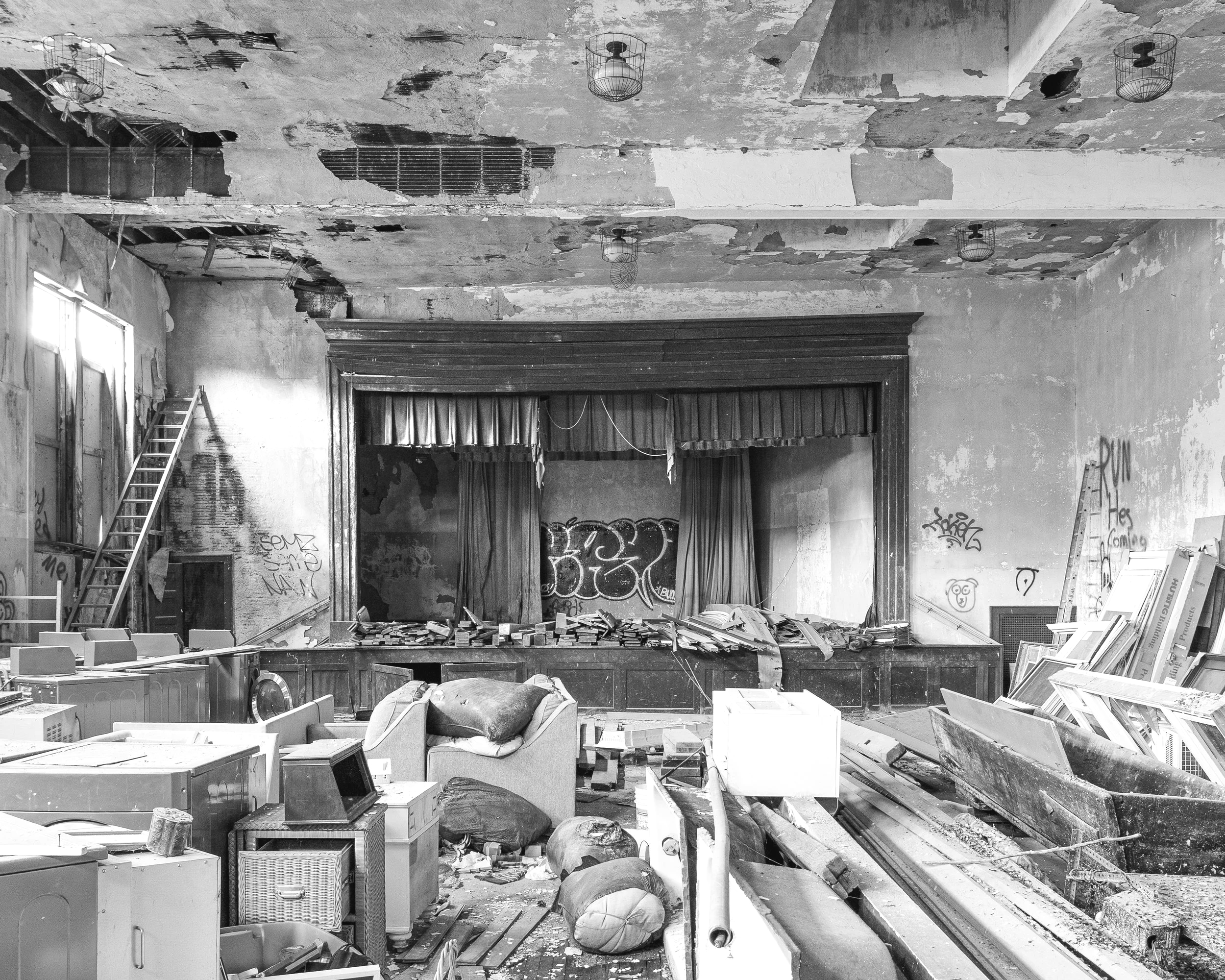 Gymnasium, Abandoned High School