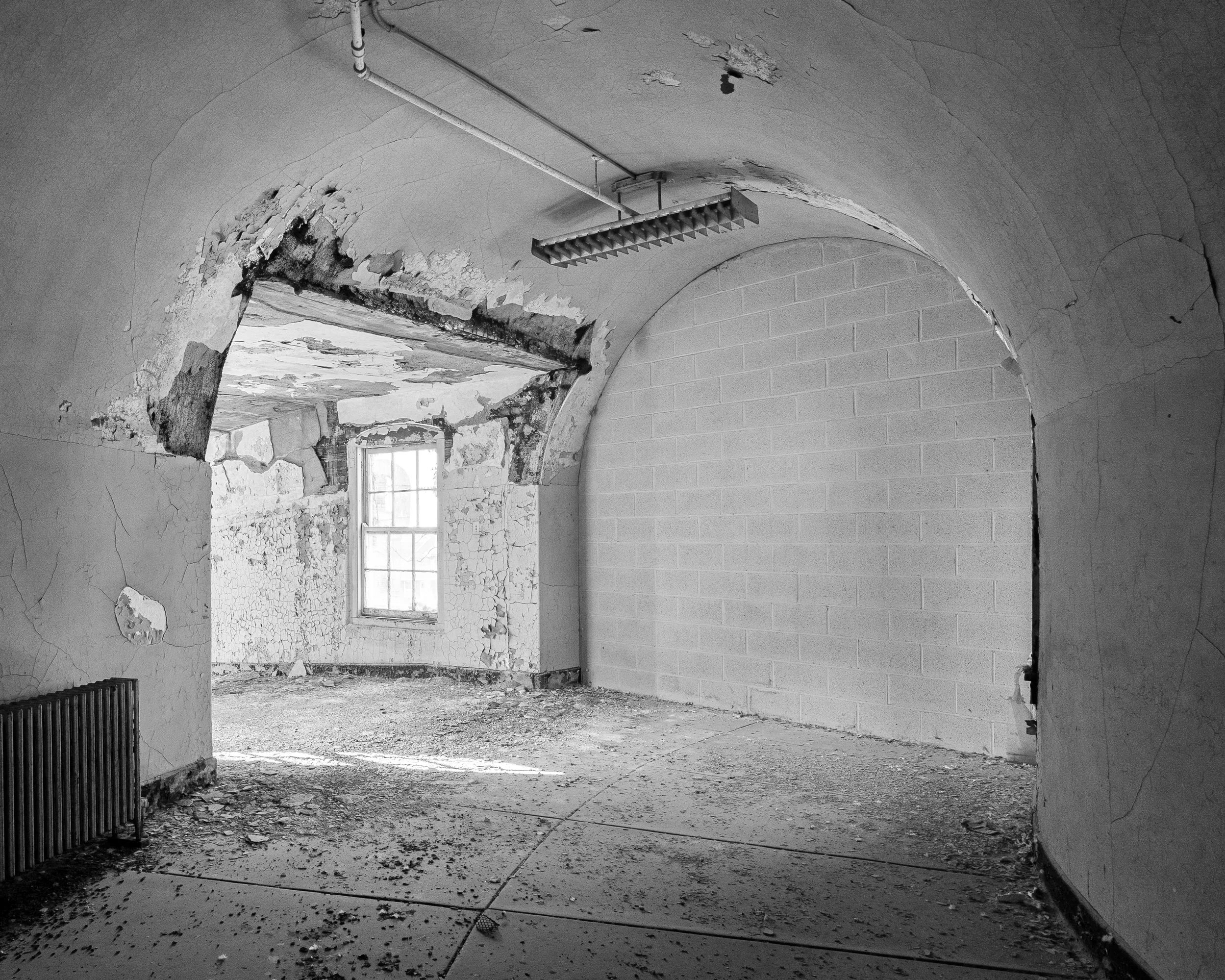 Breezeway Junction to Male Wing Dining Hall & Demolished Wings ((Ward B/ Building 9 to building 13)