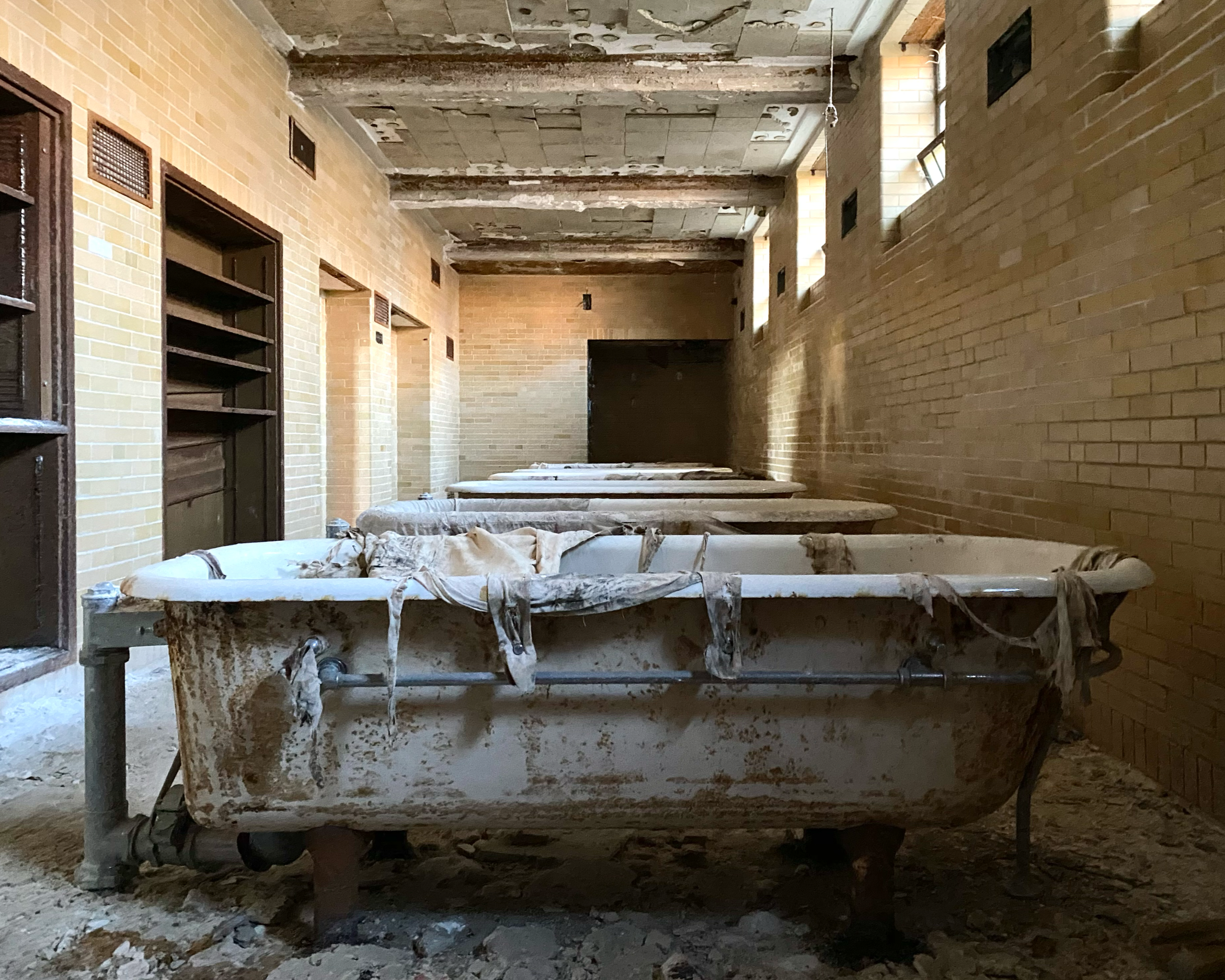 Hydrotherapy Tubs. Grafton State Hospital, Grafton MA