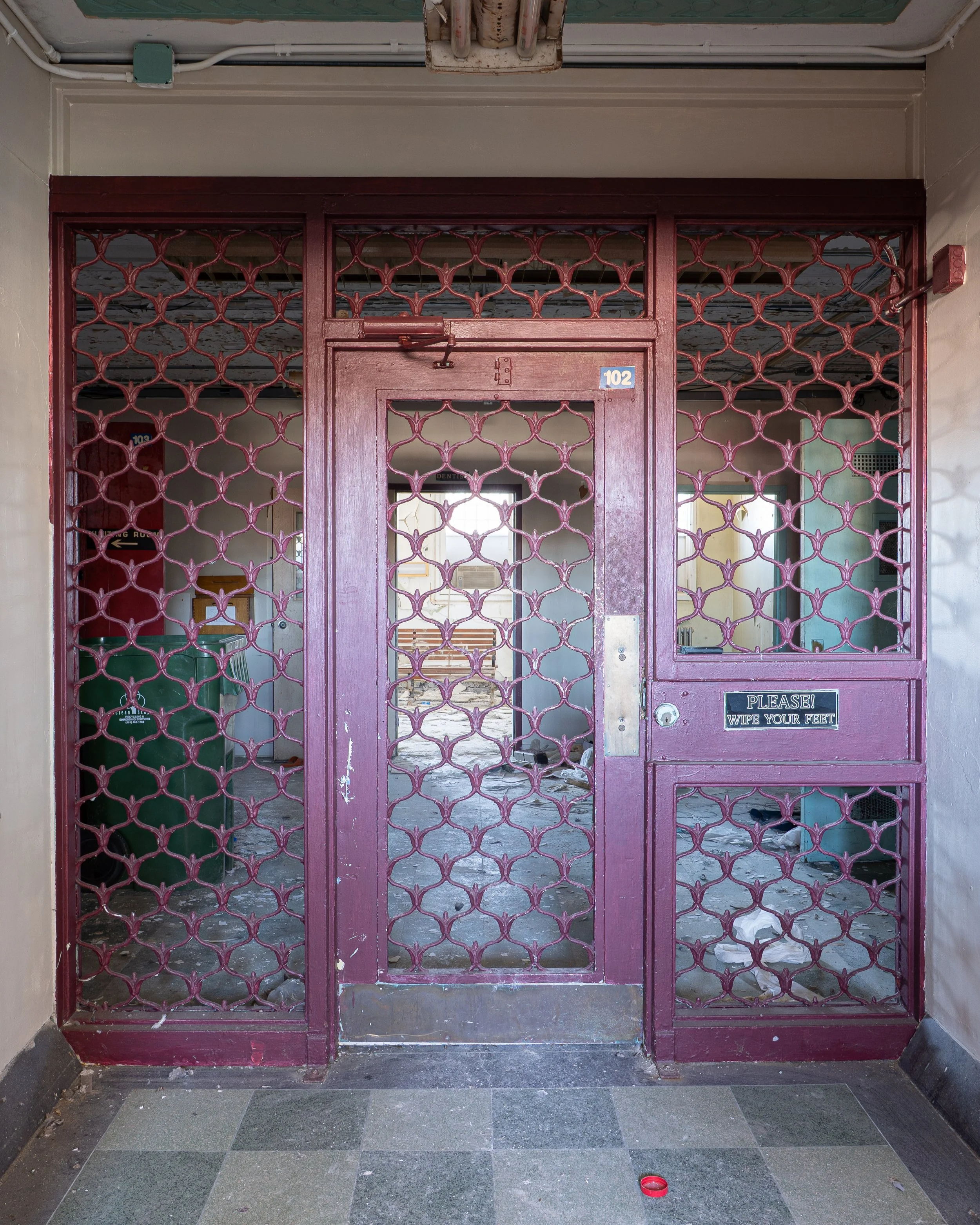 Main Entrance, Patient Dormitory Patient Dormitory (Gloria McDonald/ building 95)