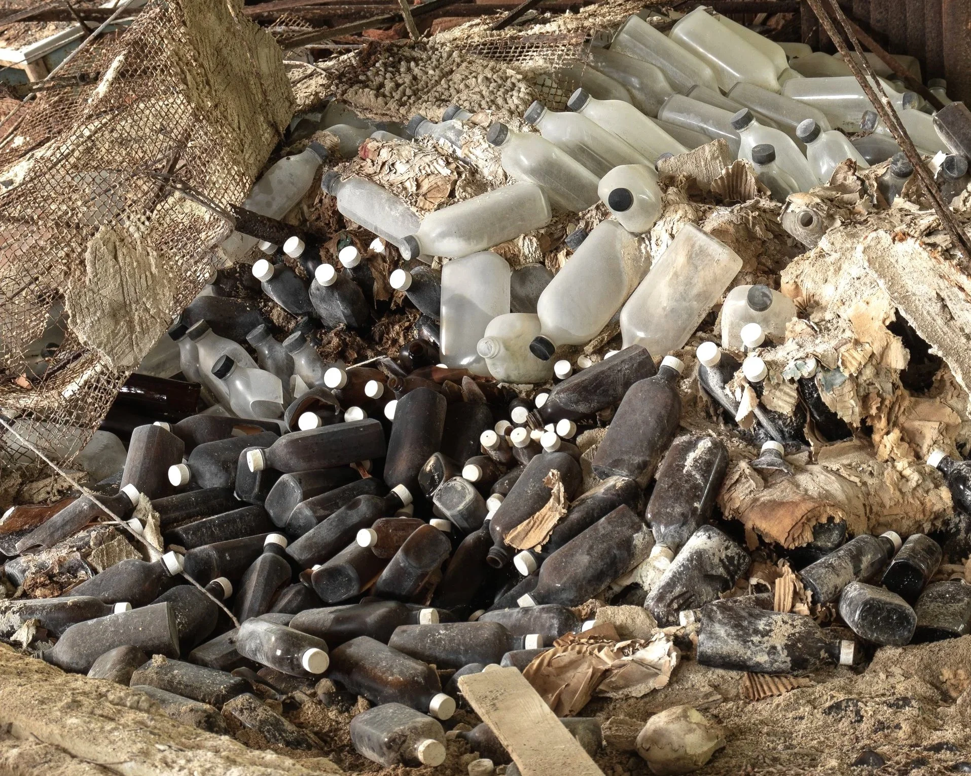 Medicine Bottle Graveyard, Woman's' Pavilions 
