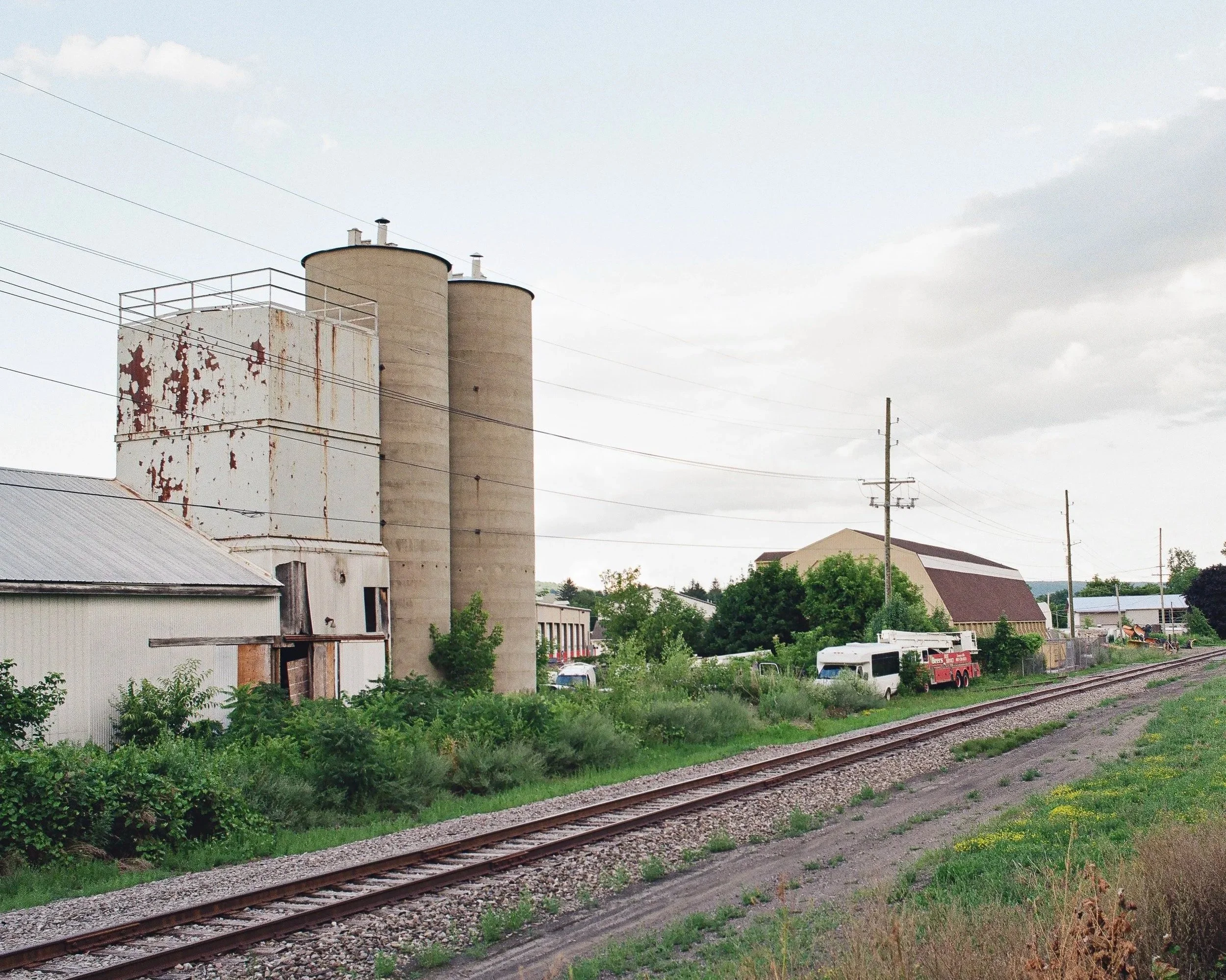 Abandoned Silos & Tracks, Bath, NY