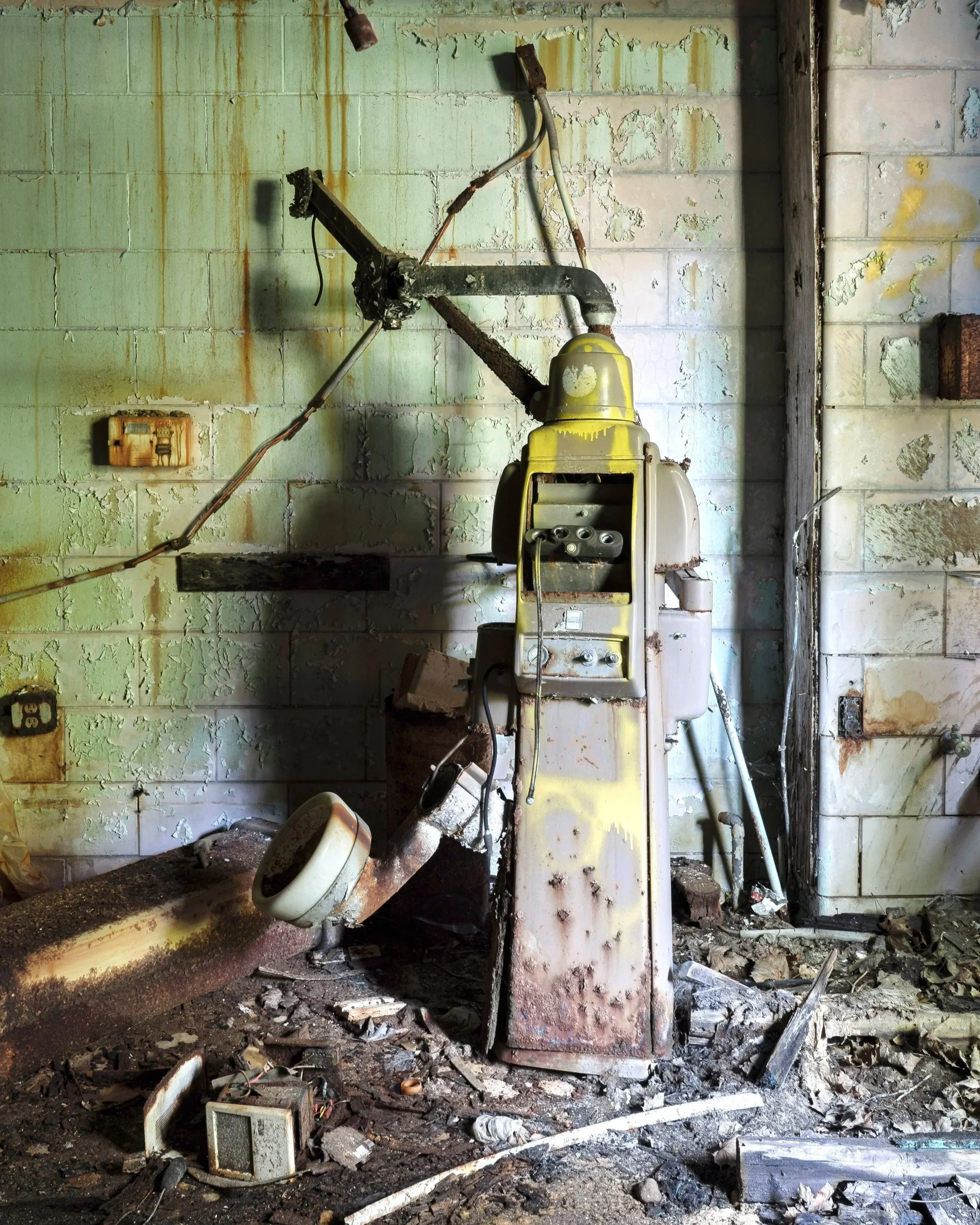 Forgotten Dental Equipment. Mansfield State Training School & Hospital, Mansfield, CT